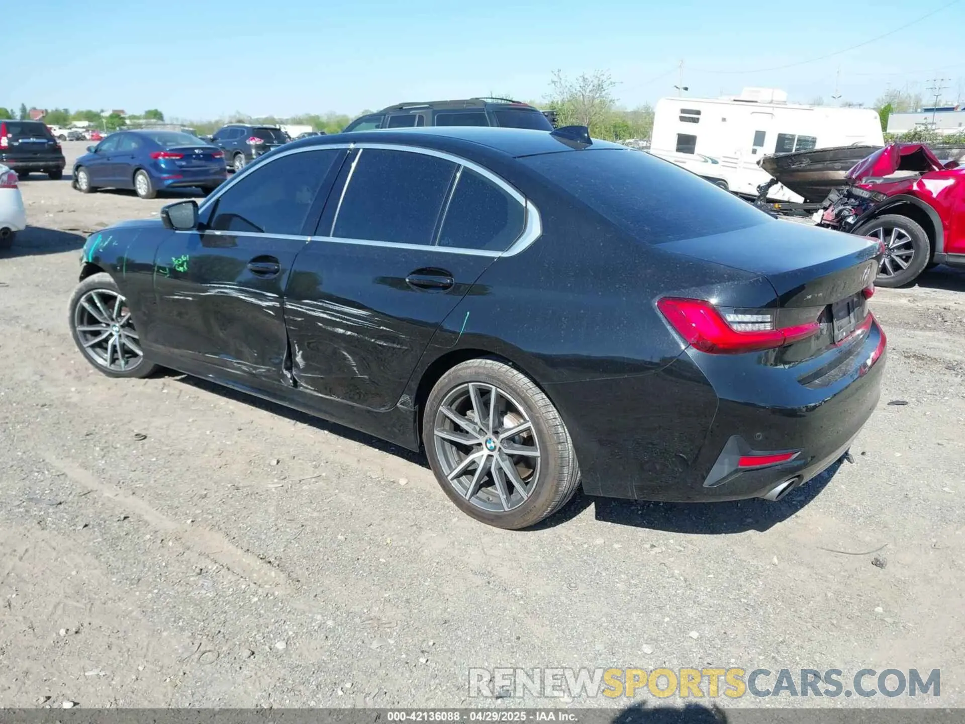 3 fotografías del automóvil dañado WBA5R7C01LFH48872 BMW 330I 2020