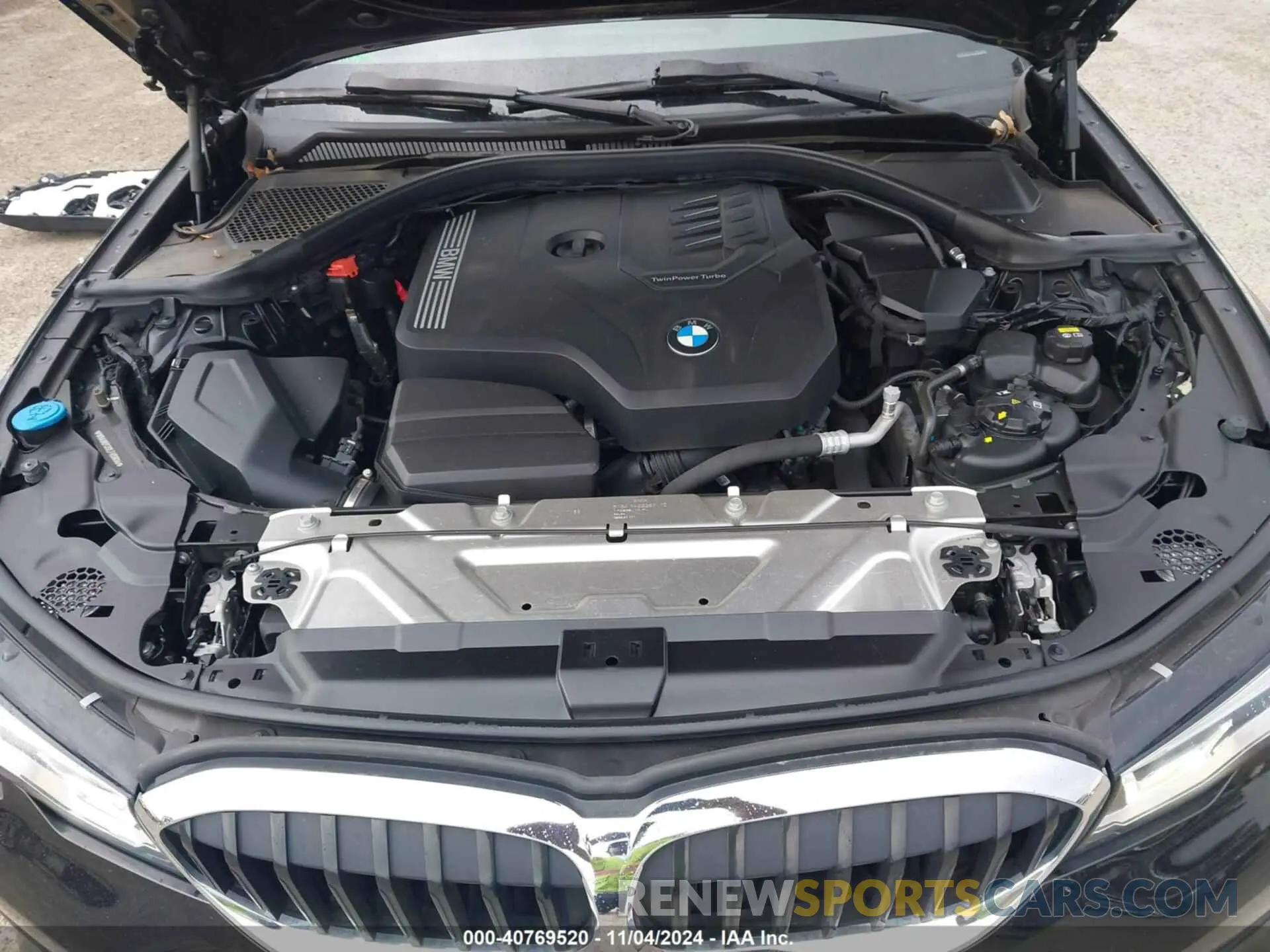 10 fotografías del automóvil dañado WBA5R7C02LFH39694 BMW 330I 2020
