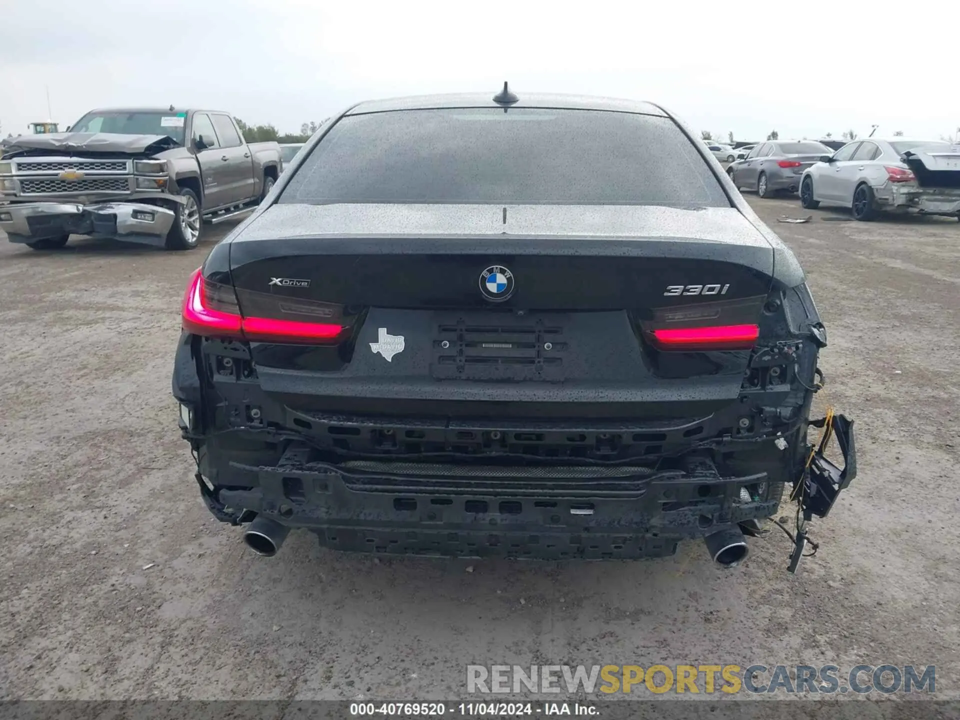 17 fotografías del automóvil dañado WBA5R7C02LFH39694 BMW 330I 2020
