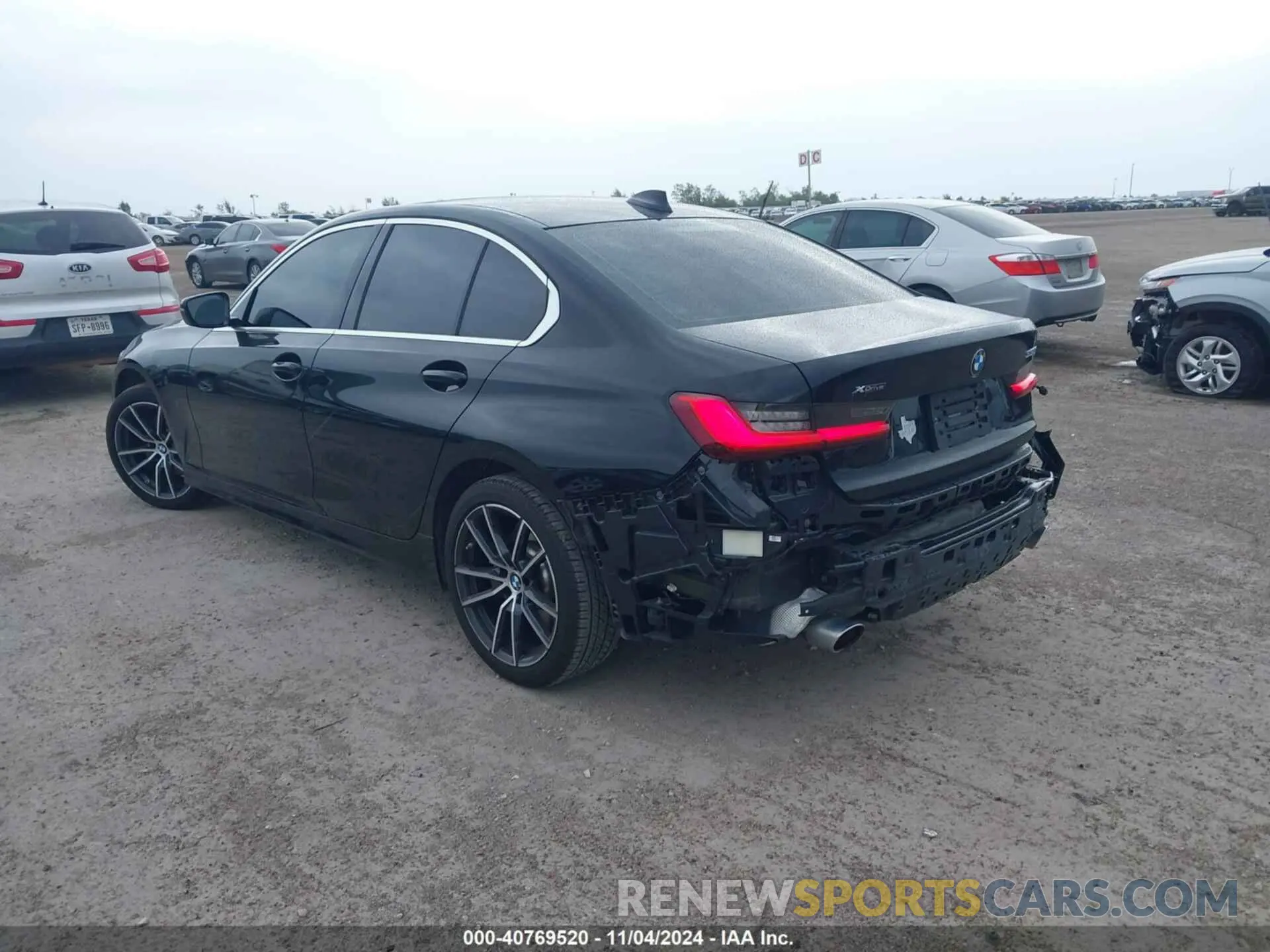 3 fotografías del automóvil dañado WBA5R7C02LFH39694 BMW 330I 2020