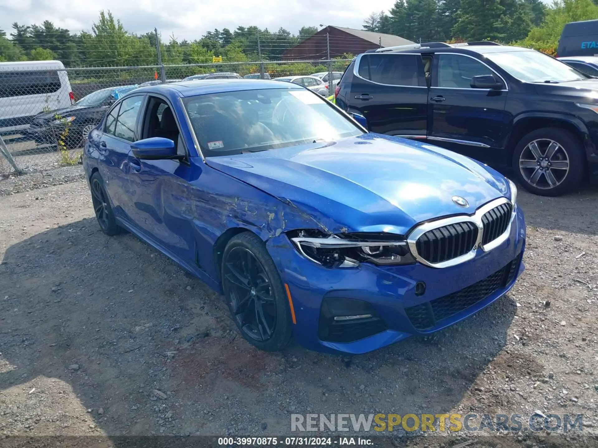 1 fotografías del automóvil dañado WBA5R7C02LFH91603 BMW 330I 2020