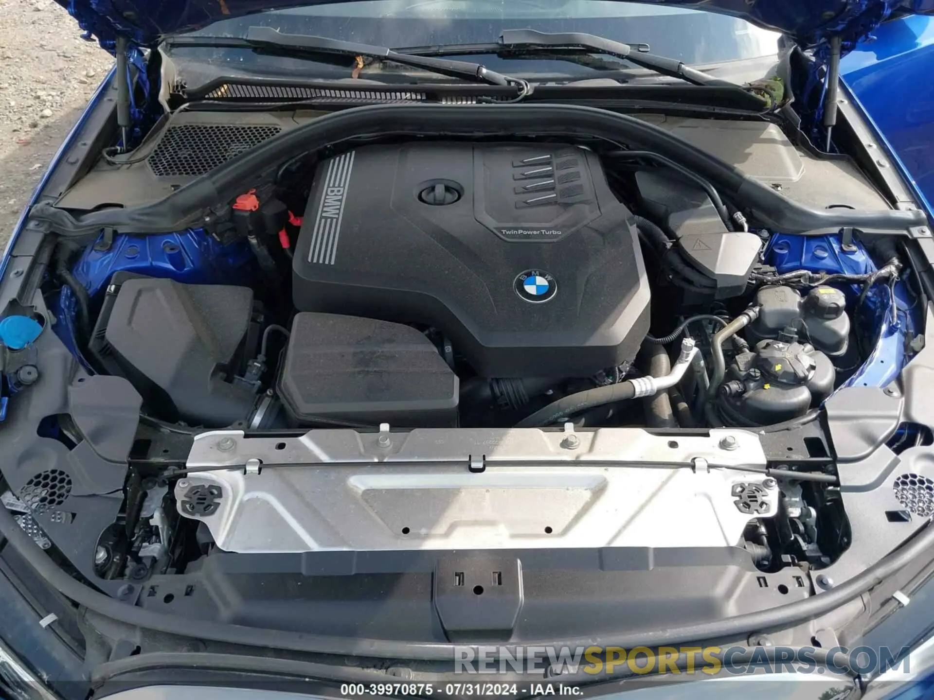 10 fotografías del automóvil dañado WBA5R7C02LFH91603 BMW 330I 2020