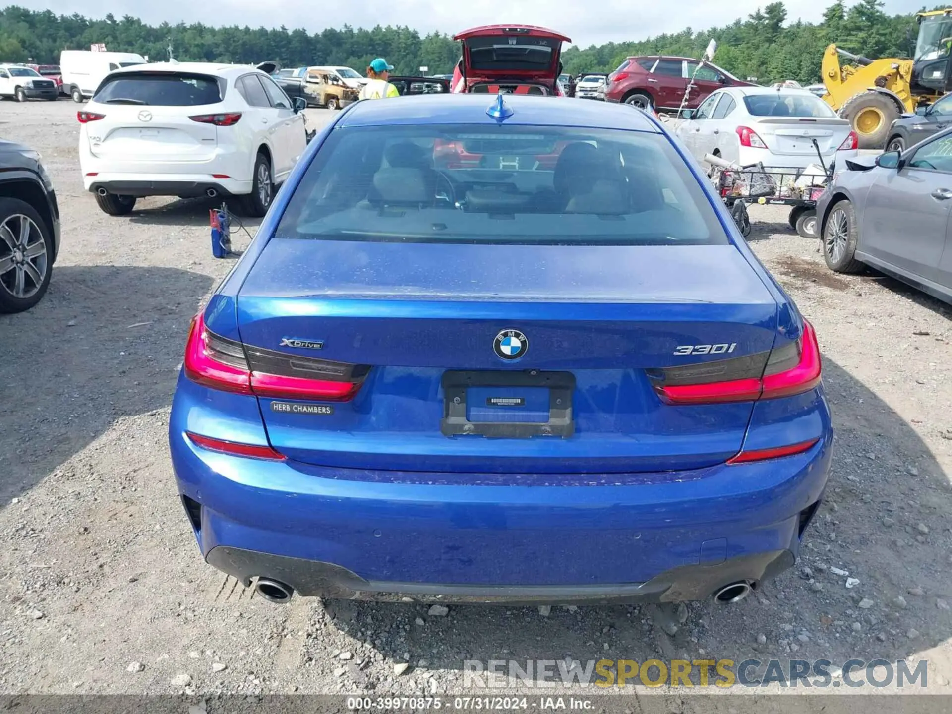 16 fotografías del automóvil dañado WBA5R7C02LFH91603 BMW 330I 2020