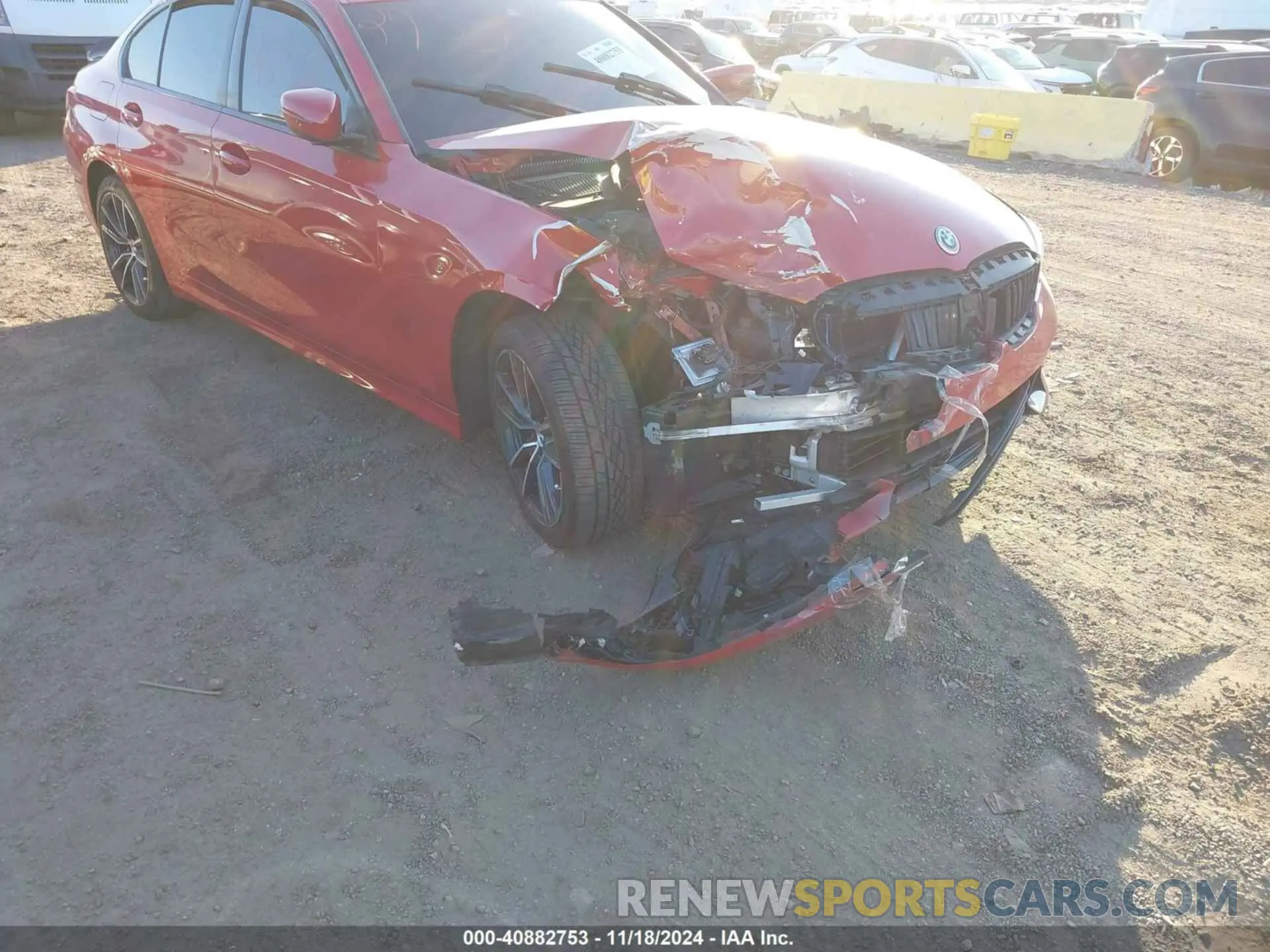 1 fotografías del automóvil dañado WBA5R7C07LFH57219 BMW 330I 2020