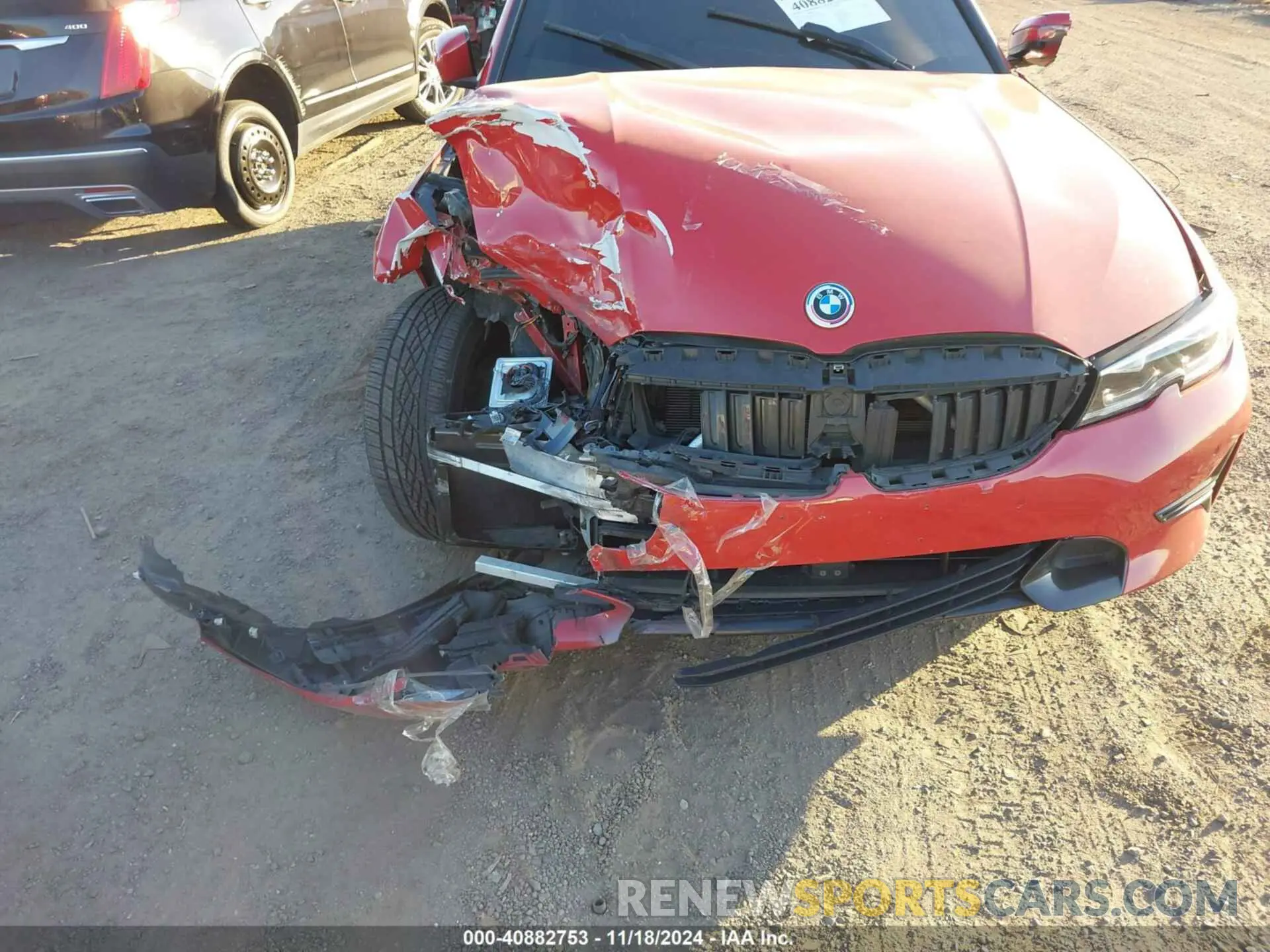 12 fotografías del automóvil dañado WBA5R7C07LFH57219 BMW 330I 2020