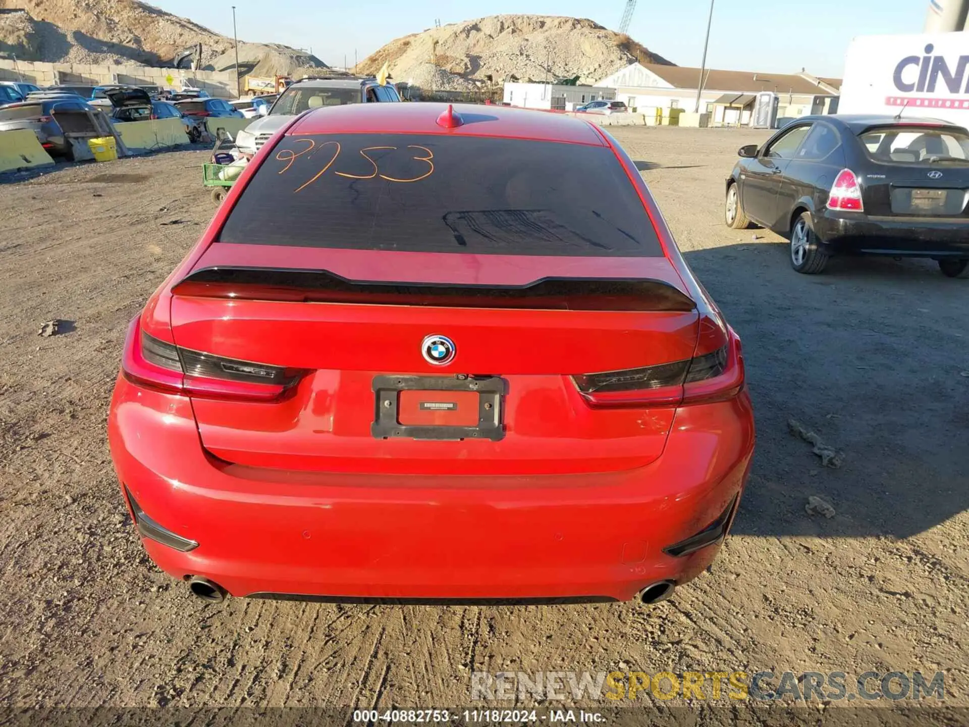 16 fotografías del automóvil dañado WBA5R7C07LFH57219 BMW 330I 2020