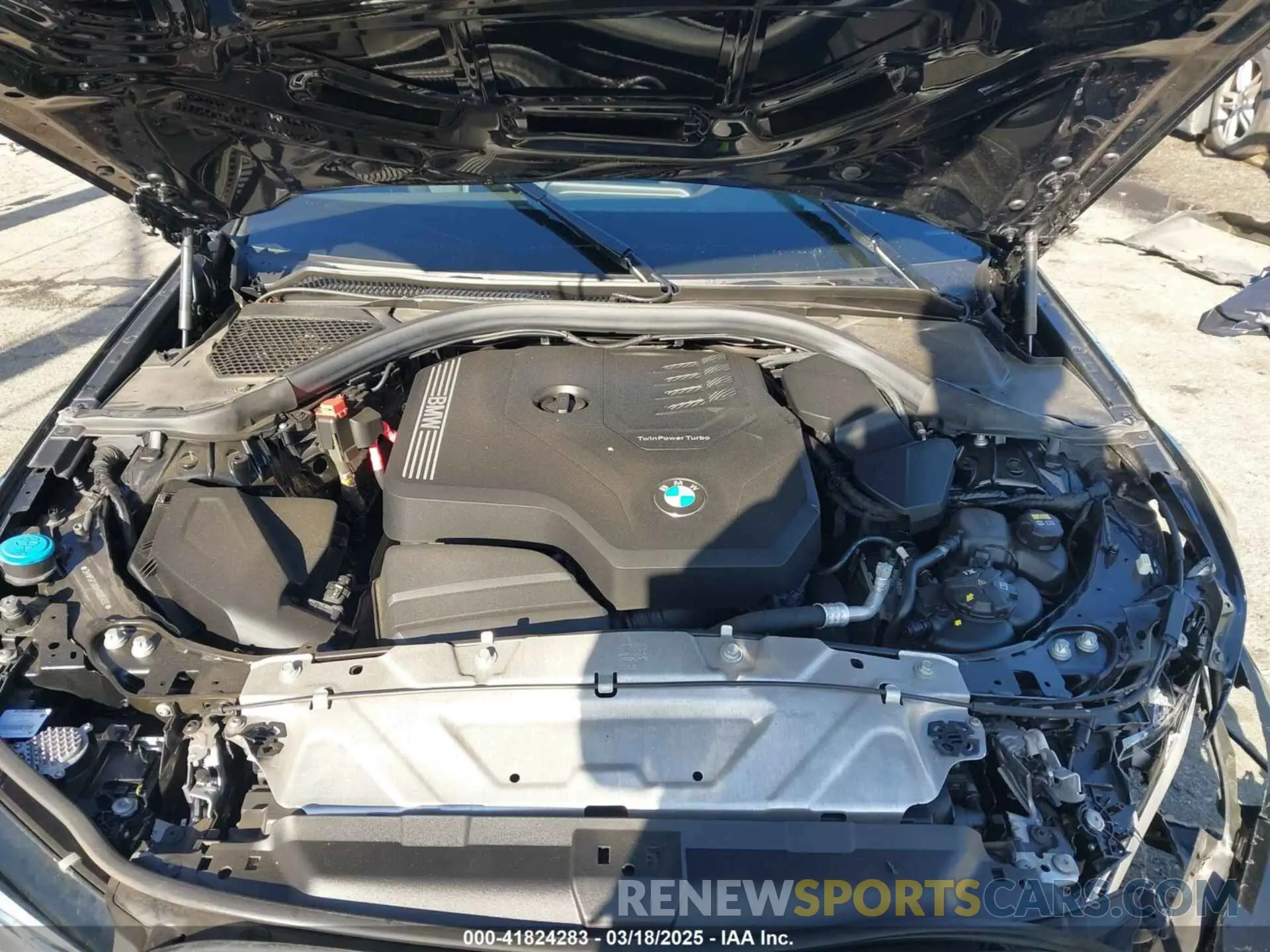10 fotografías del automóvil dañado 3MW5R1J00M8B85692 BMW 330I 2021