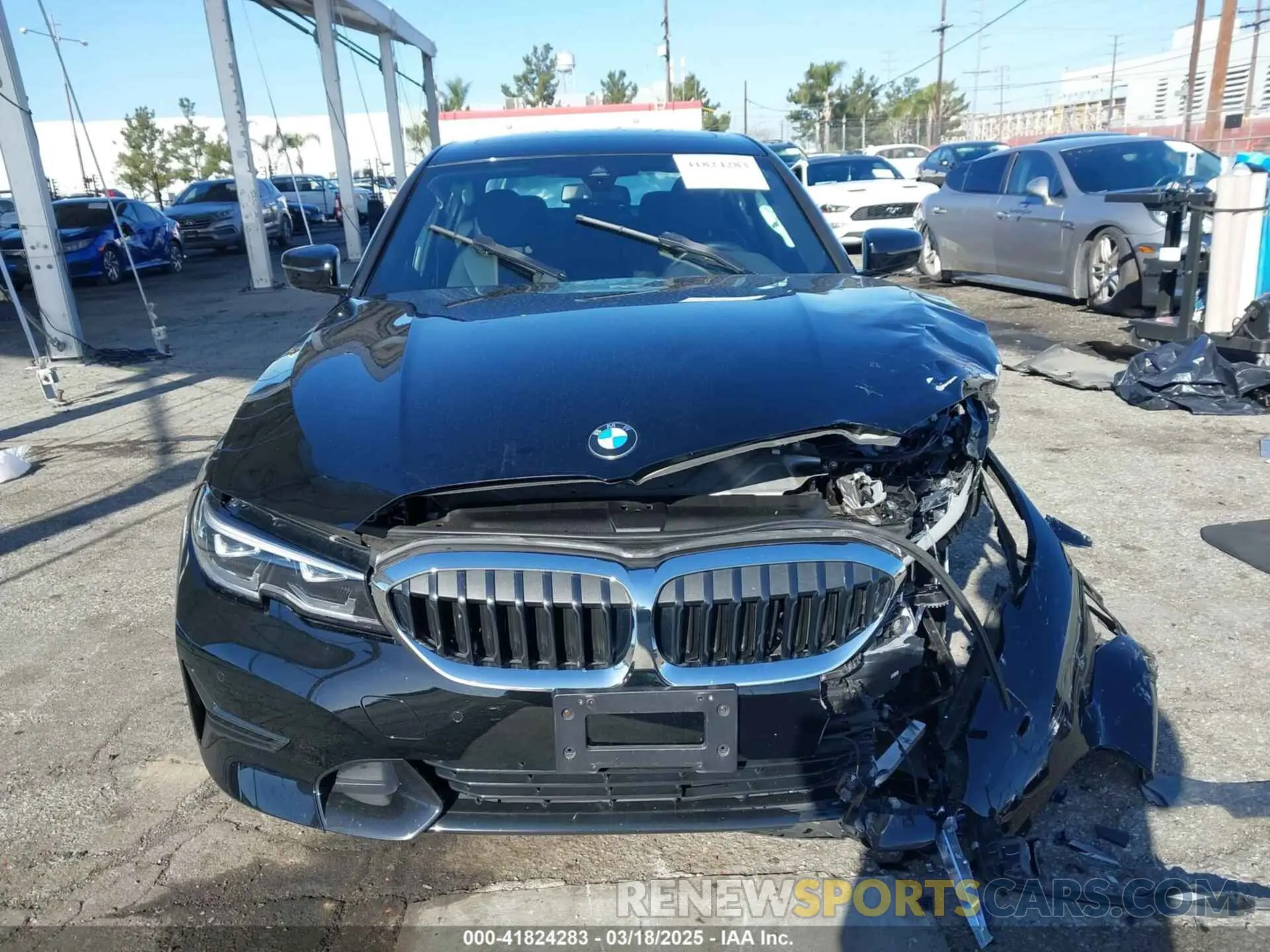 12 fotografías del automóvil dañado 3MW5R1J00M8B85692 BMW 330I 2021
