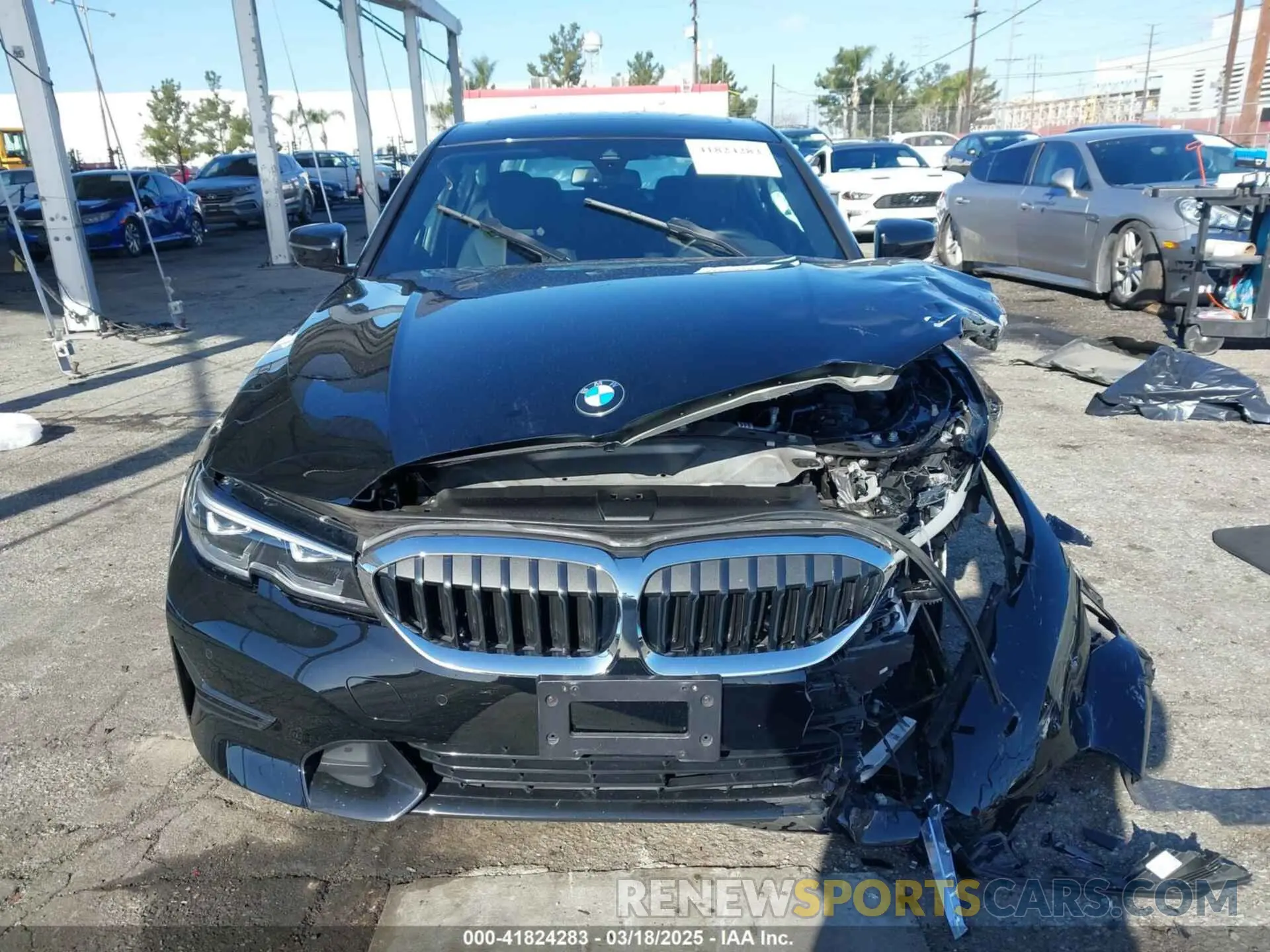 6 fotografías del automóvil dañado 3MW5R1J00M8B85692 BMW 330I 2021