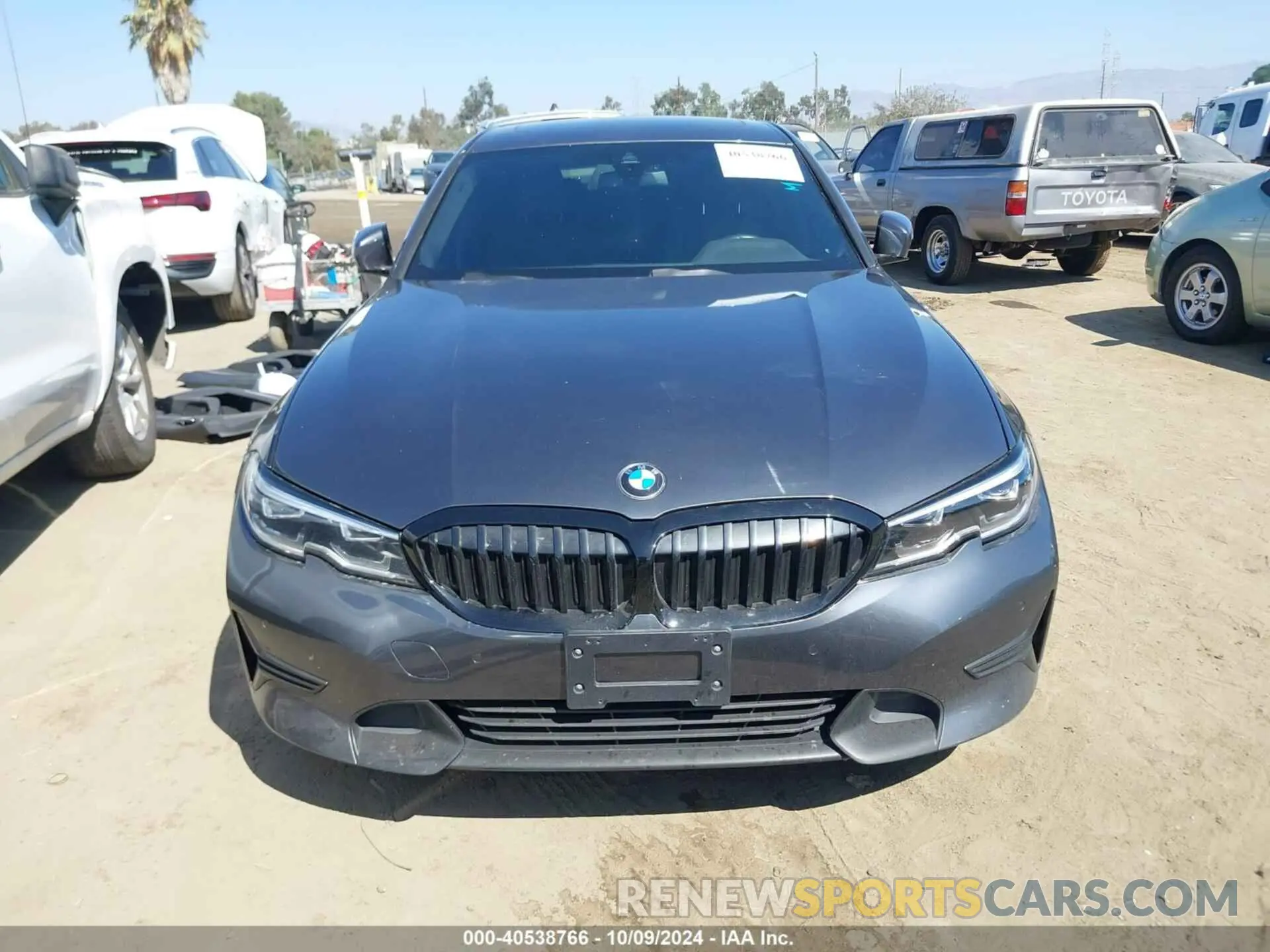 12 fotografías del automóvil dañado 3MW5R1J01M8B53950 BMW 330I 2021