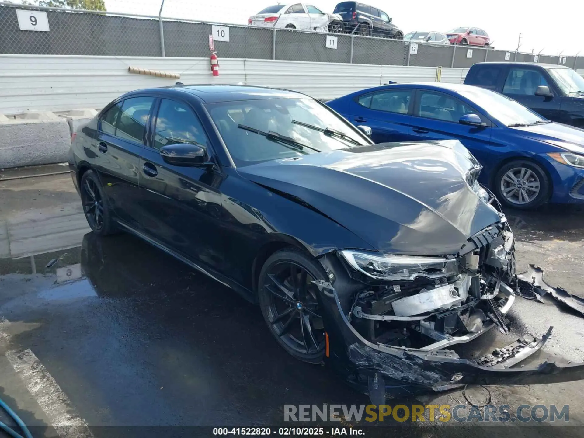 1 fotografías del automóvil dañado 3MW5R1J01M8B95857 BMW 330I 2021