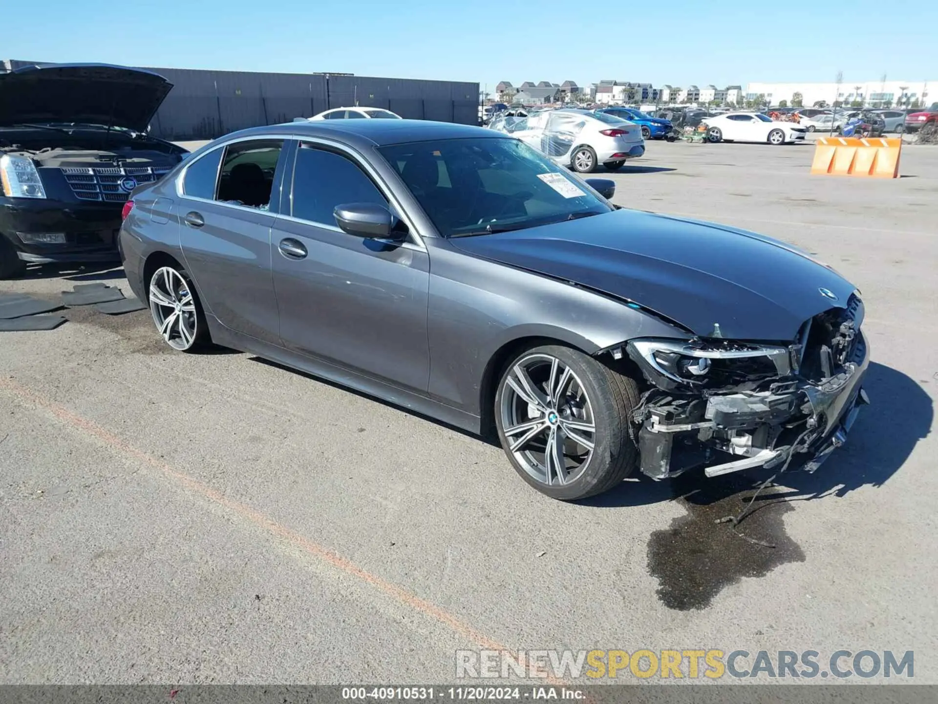 1 fotografías del automóvil dañado 3MW5R1J02M8B88996 BMW 330I 2021
