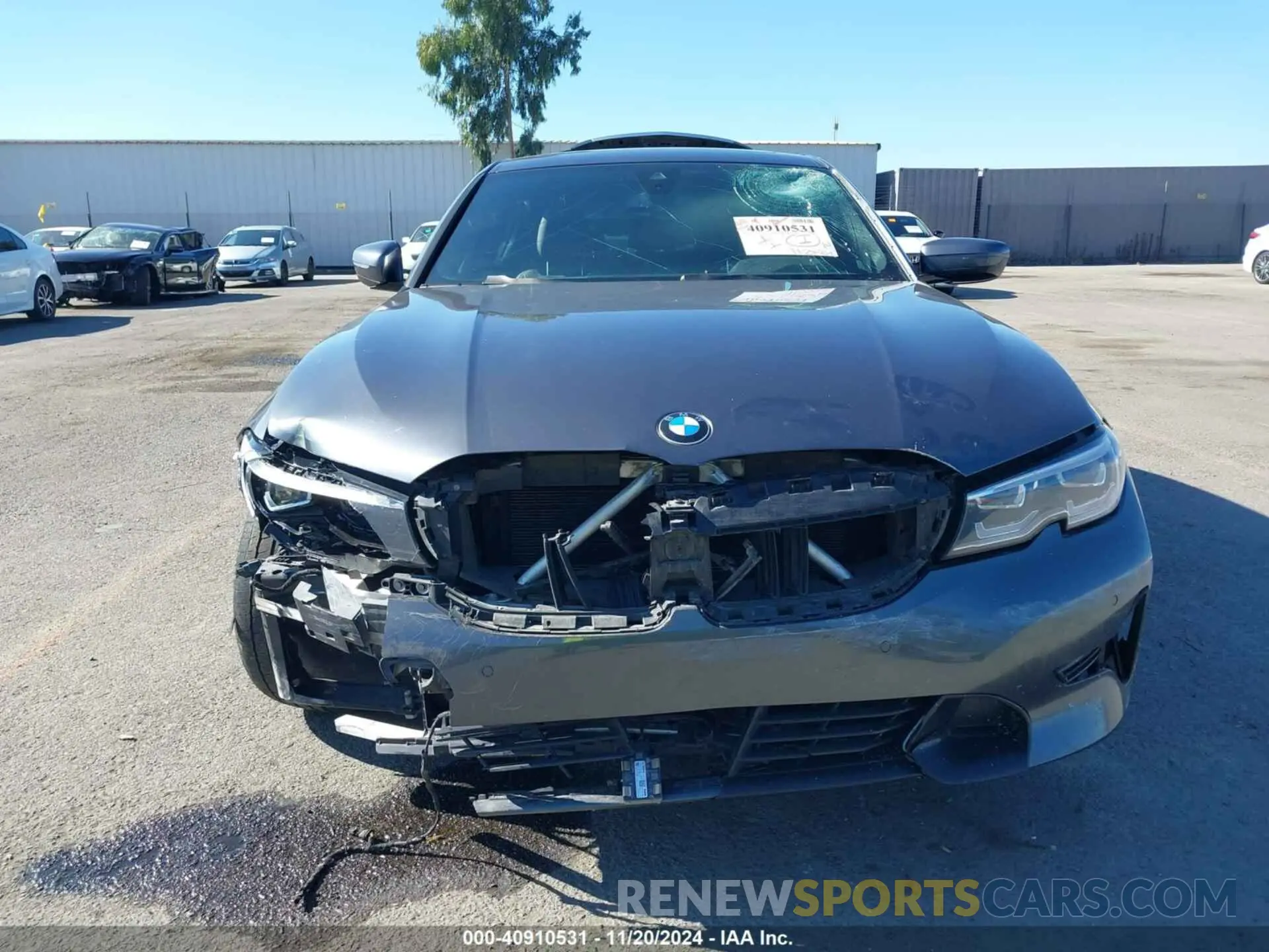 12 fotografías del automóvil dañado 3MW5R1J02M8B88996 BMW 330I 2021