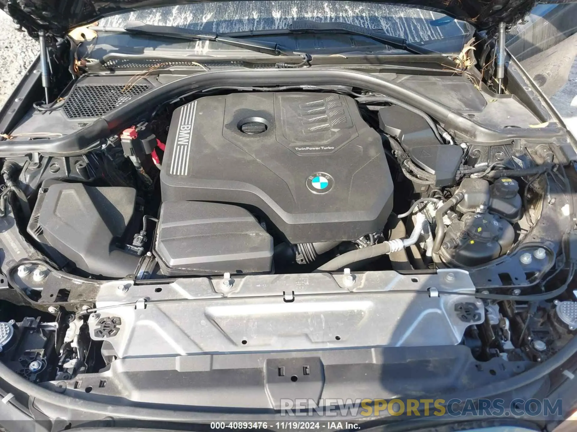 10 fotografías del automóvil dañado 3MW5R1J03M8B88196 BMW 330I 2021