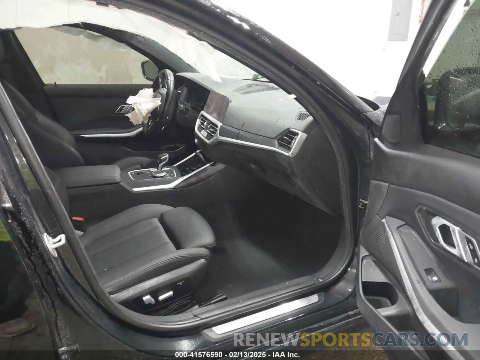 5 fotografías del automóvil dañado 3MW5R1J04M8B69186 BMW 330I 2021