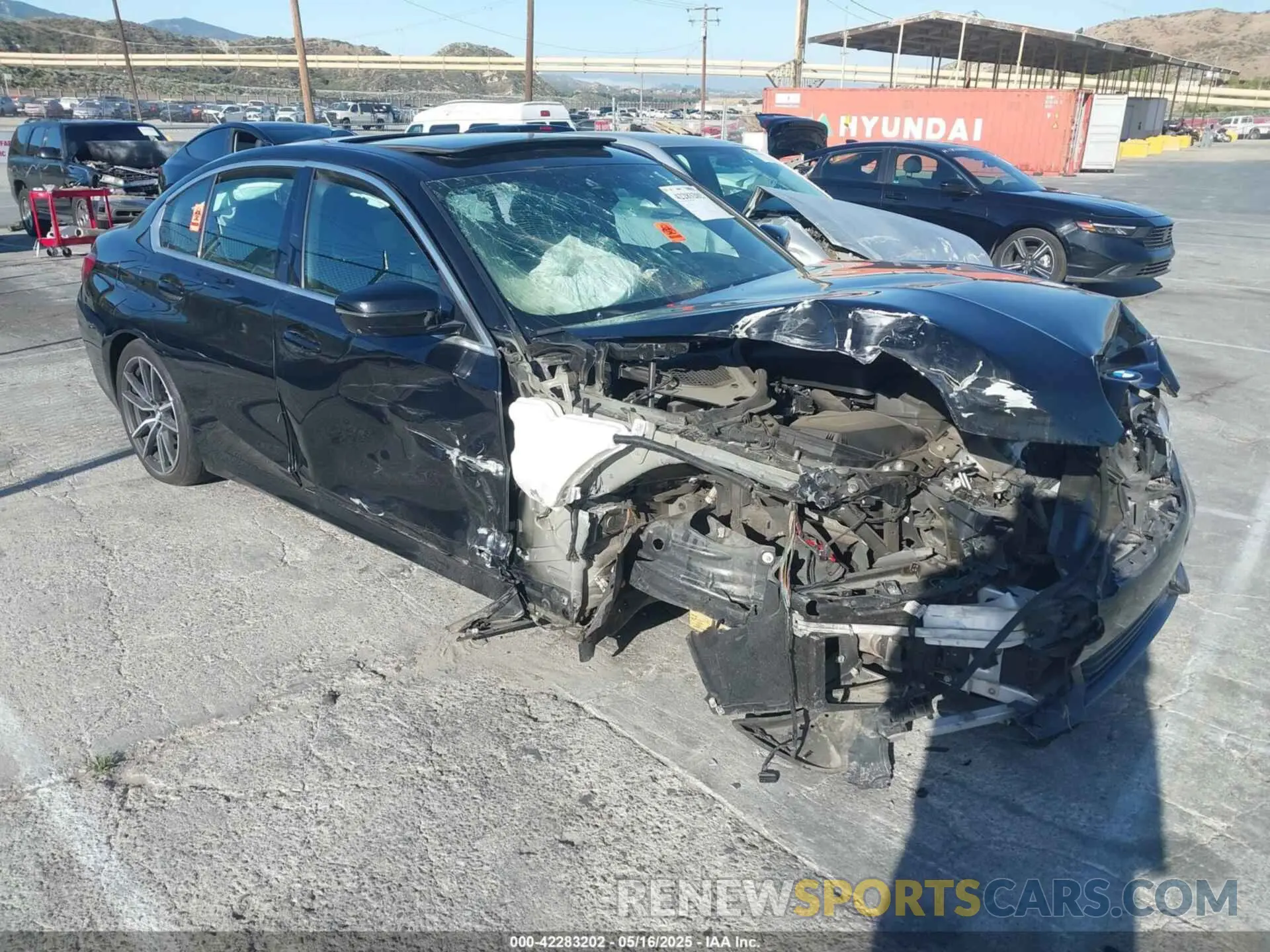 1 fotografías del automóvil dañado 3MW5R1J05M8B47164 BMW 330I 2021