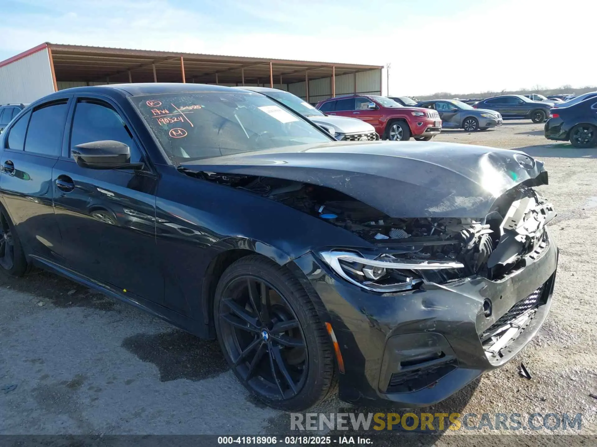6 fotografías del automóvil dañado 3MW5R1J05M8B84800 BMW 330I 2021