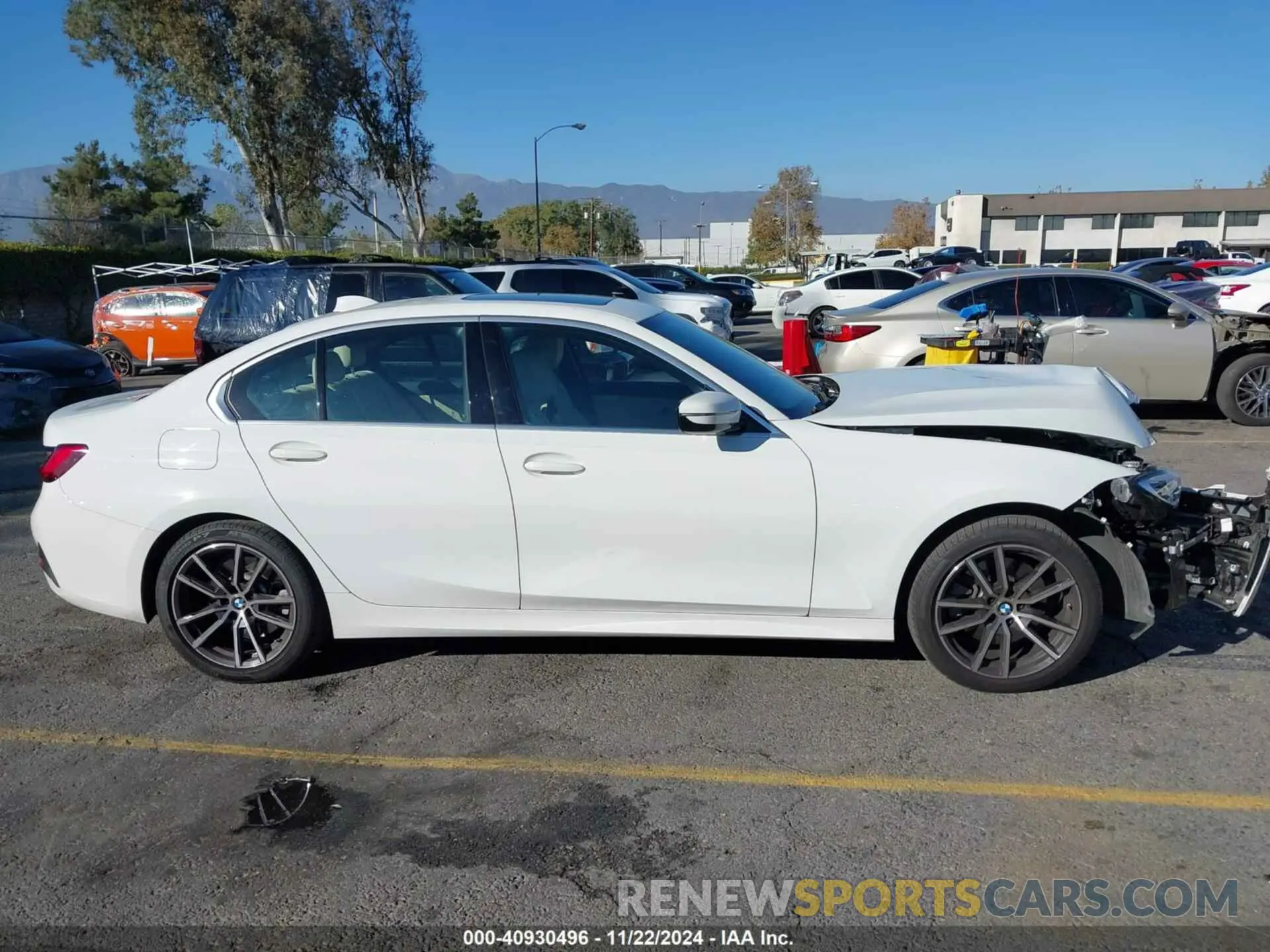 13 fotografías del automóvil dañado 3MW5R1J05M8B87468 BMW 330I 2021