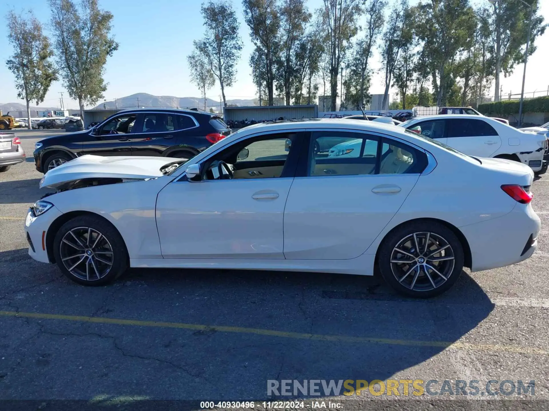 14 fotografías del automóvil dañado 3MW5R1J05M8B87468 BMW 330I 2021
