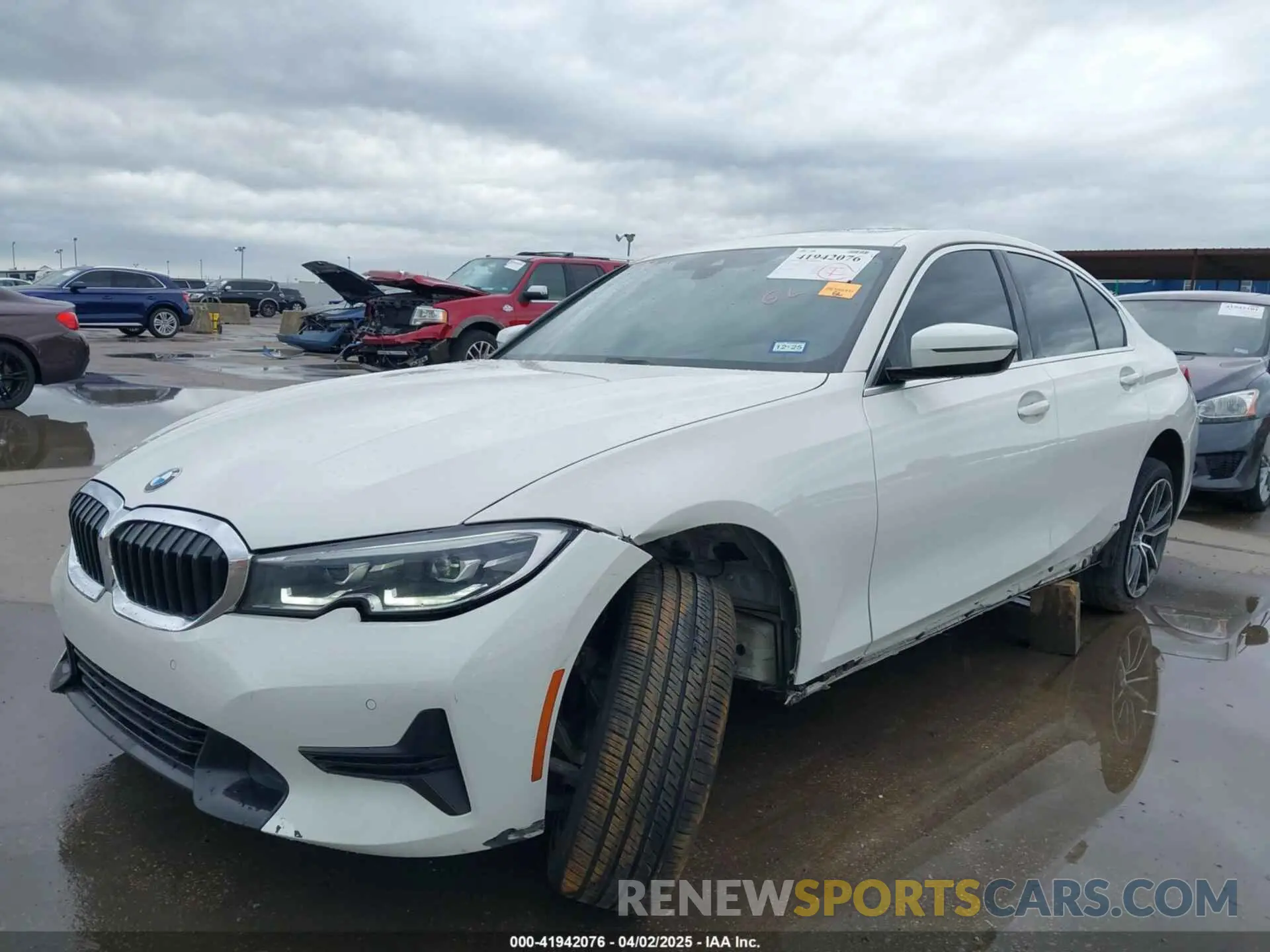 19 fotografías del automóvil dañado 3MW5R1J06M8B90668 BMW 330I 2021