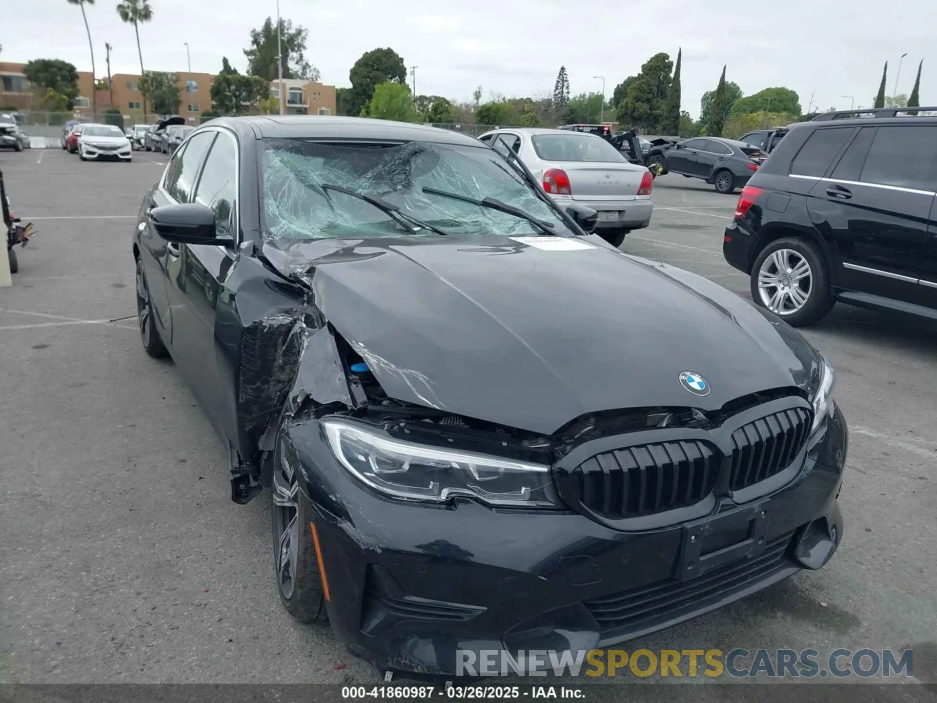 1 fotografías del automóvil dañado 3MW5R1J07M8B89836 BMW 330I 2021