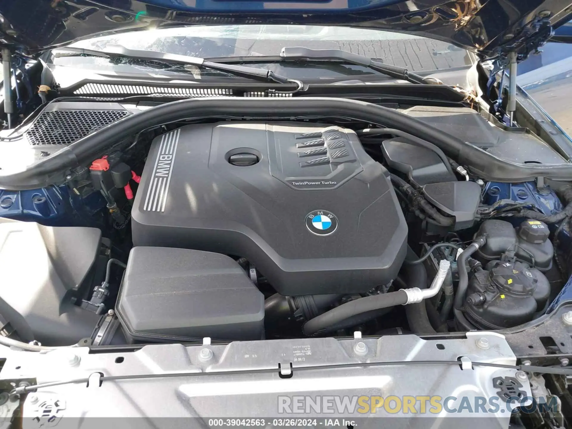 10 fotografías del automóvil dañado 3MW5R1J08M8B69580 BMW 330I 2021