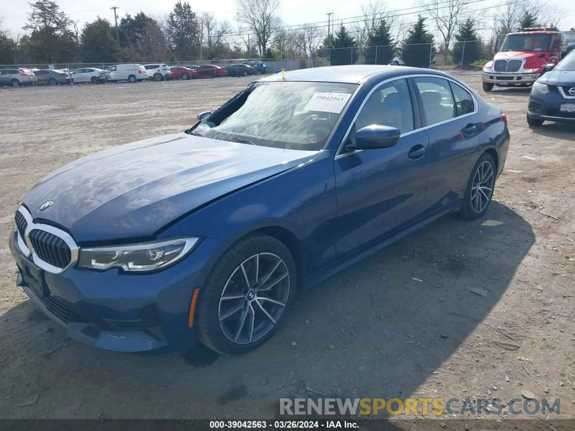 2 fotografías del automóvil dañado 3MW5R1J08M8B69580 BMW 330I 2021