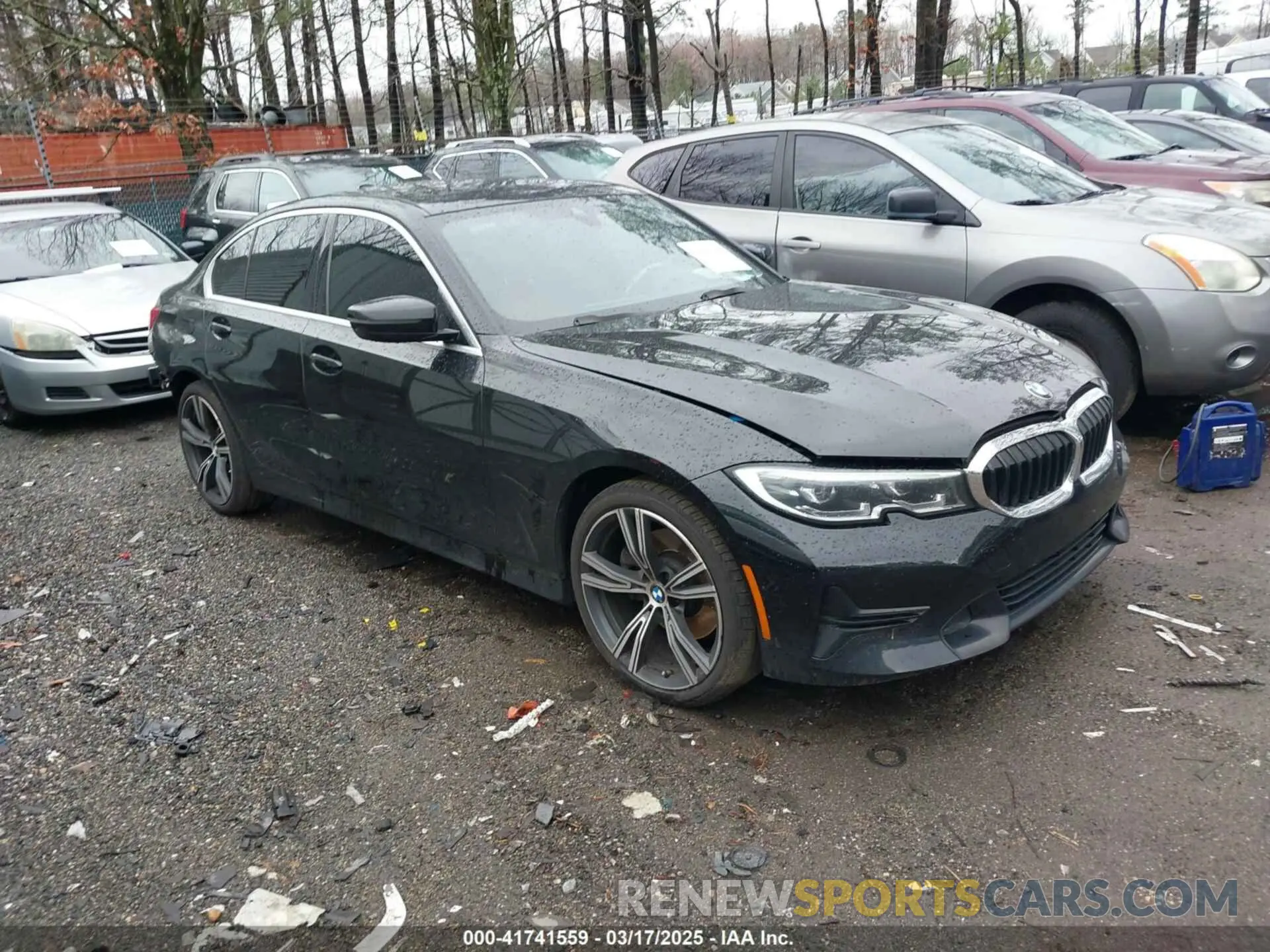 1 fotografías del automóvil dañado 3MW5R1J08M8B98335 BMW 330I 2021