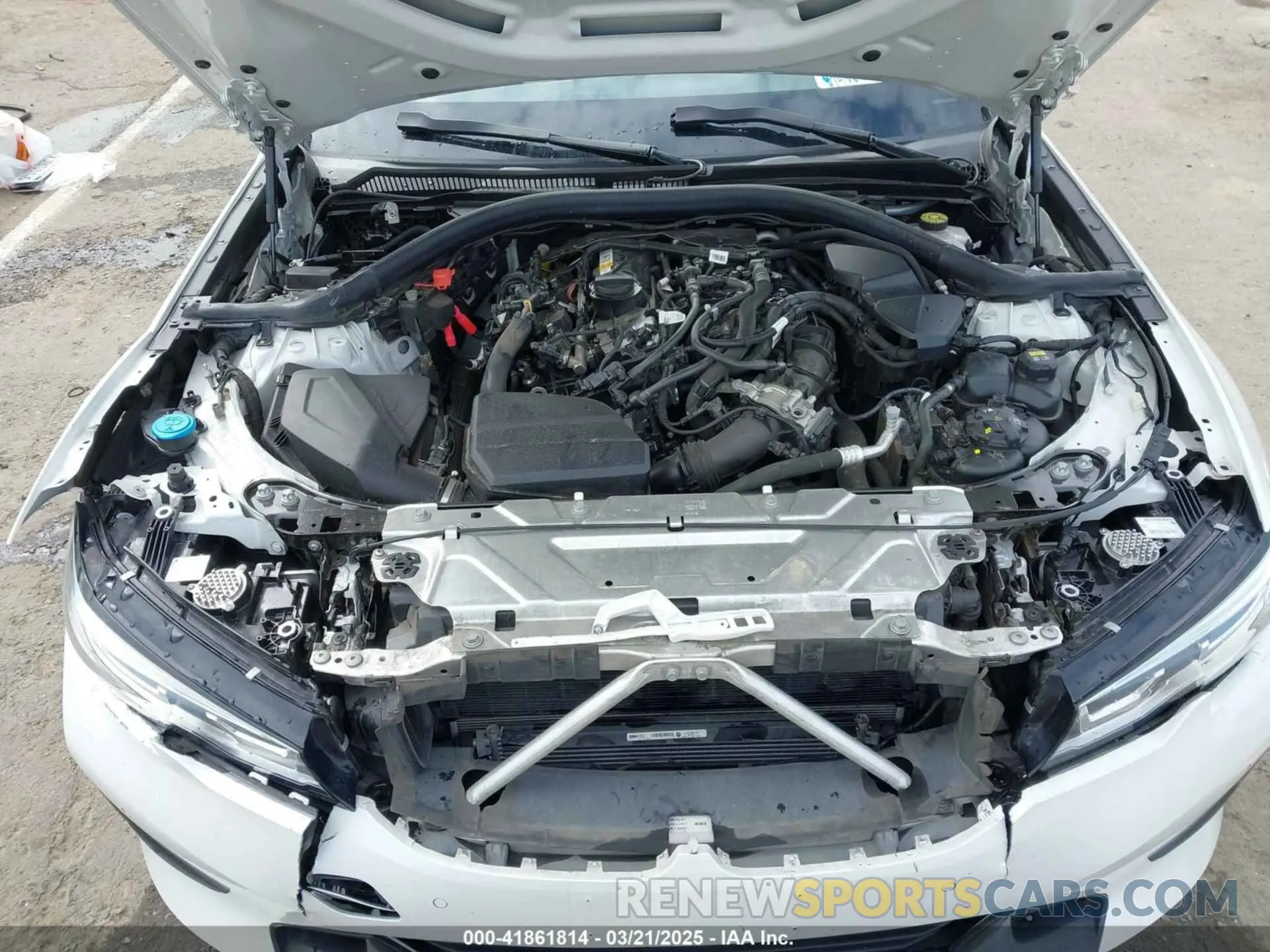 10 fotografías del automóvil dañado 3MW5R1J08M8C07261 BMW 330I 2021