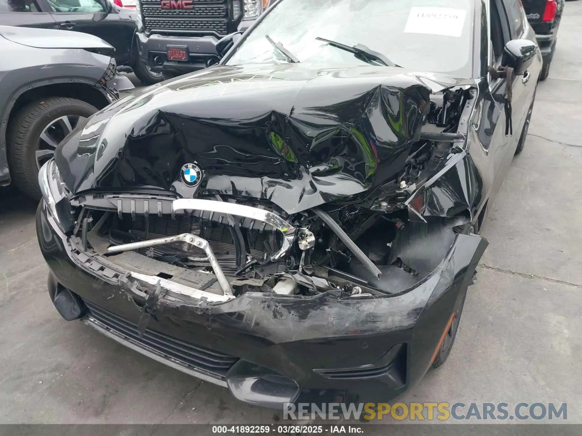 6 fotografías del automóvil dañado 3MW5R1J09M8C21377 BMW 330I 2021