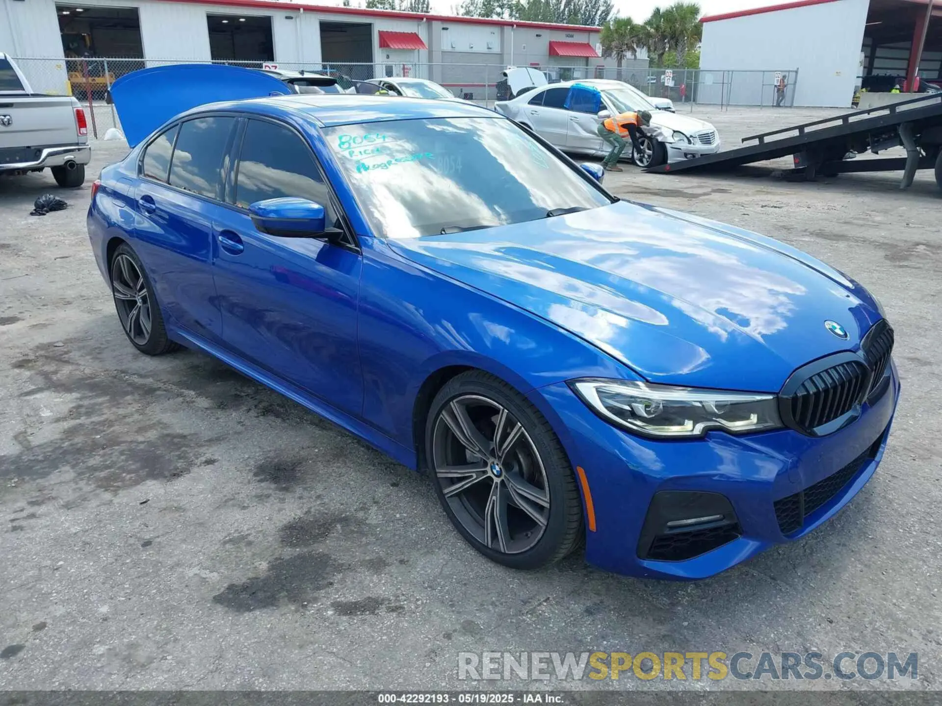 1 fotografías del automóvil dañado 3MW5R1J0XM8B54157 BMW 330I 2021
