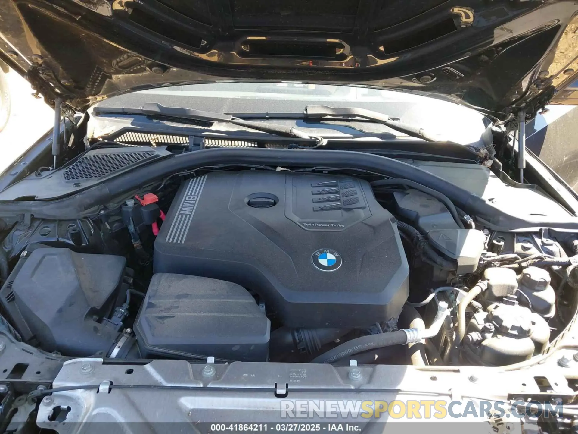 10 fotografías del automóvil dañado 3MW5R1J0XM8B69340 BMW 330I 2021