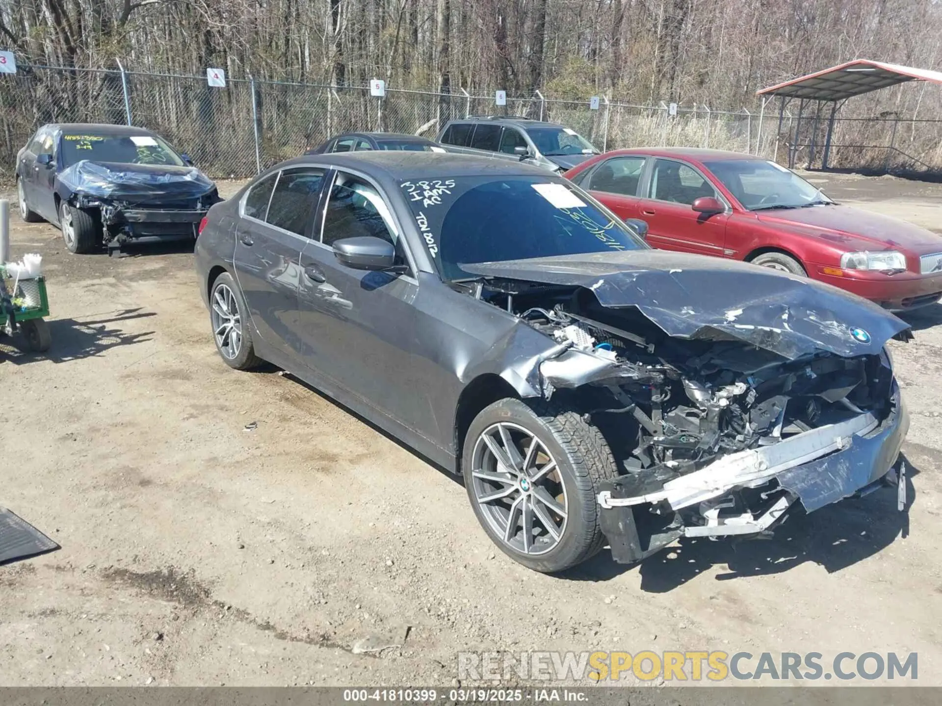 1 fotografías del automóvil dañado 3MW5R7J00M8B97750 BMW 330I 2021
