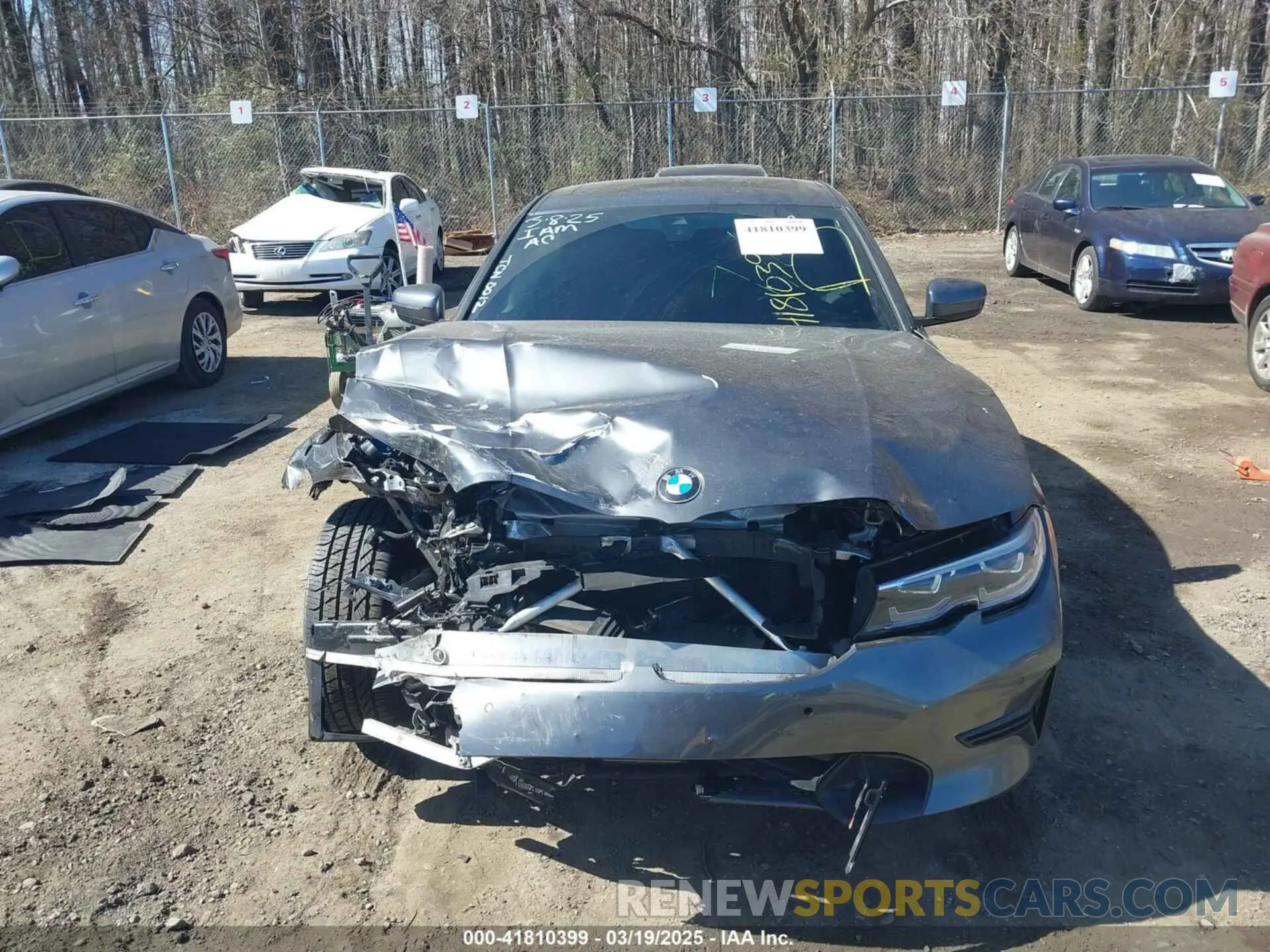 12 fotografías del automóvil dañado 3MW5R7J00M8B97750 BMW 330I 2021