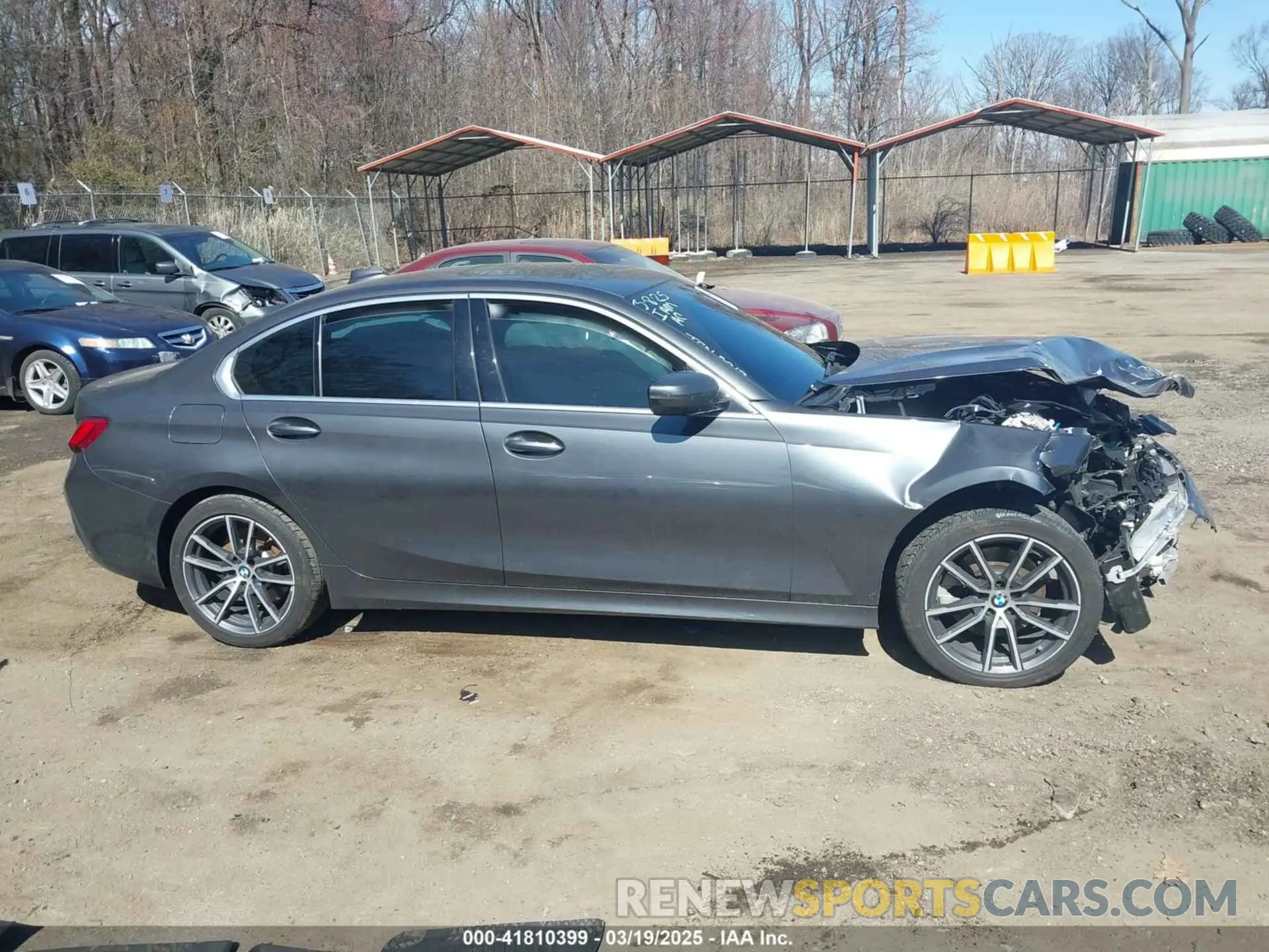 13 fotografías del automóvil dañado 3MW5R7J00M8B97750 BMW 330I 2021