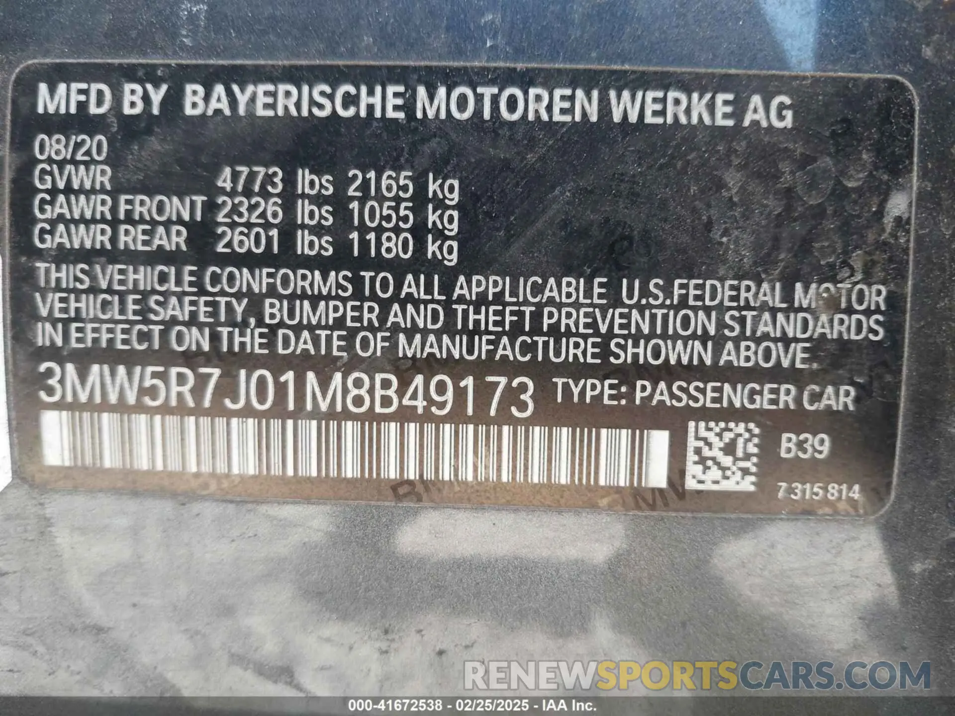 9 fotografías del automóvil dañado 3MW5R7J01M8B49173 BMW 330I 2021