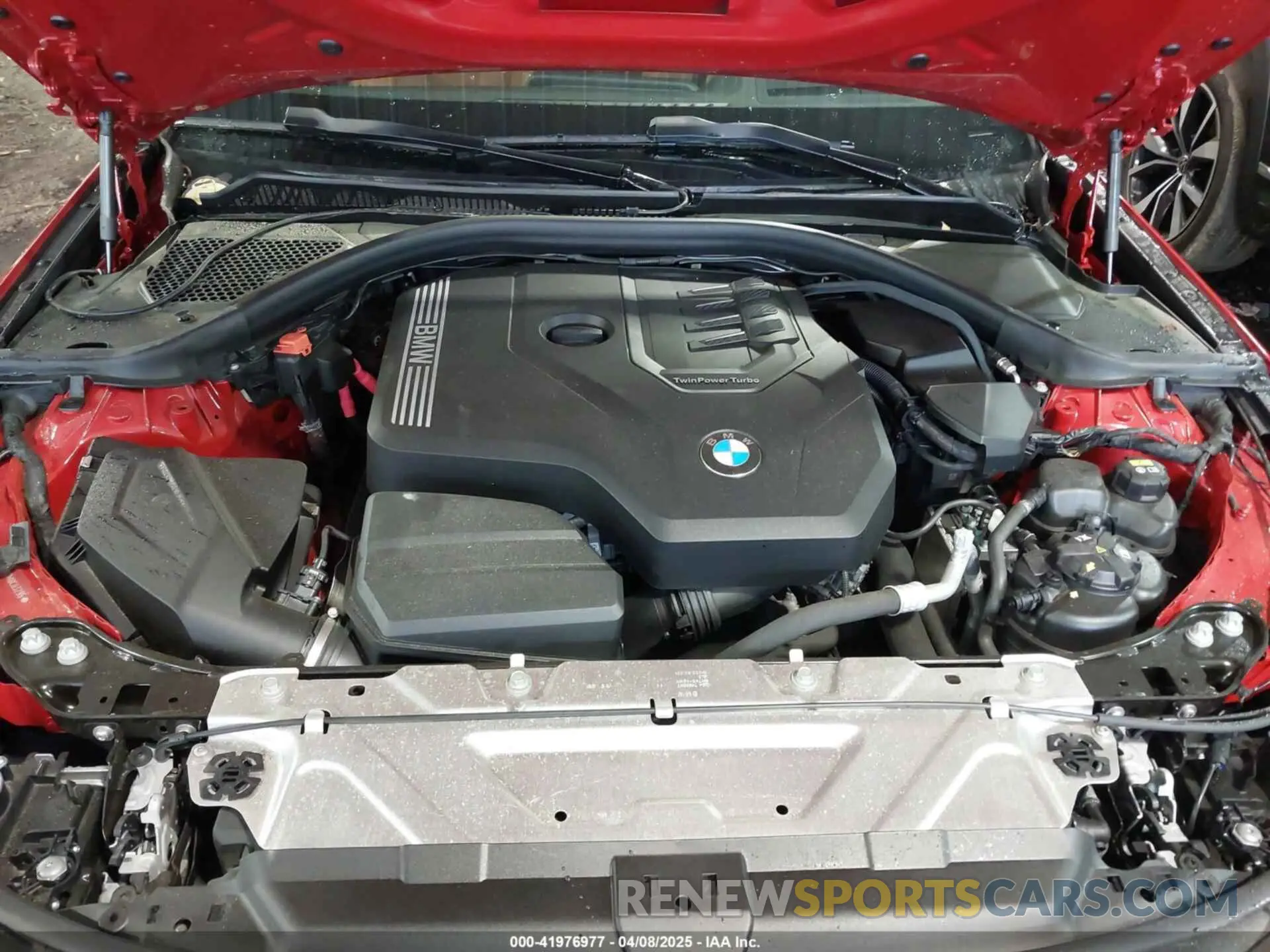 10 fotografías del automóvil dañado 3MW5R7J01M8C03295 BMW 330I 2021