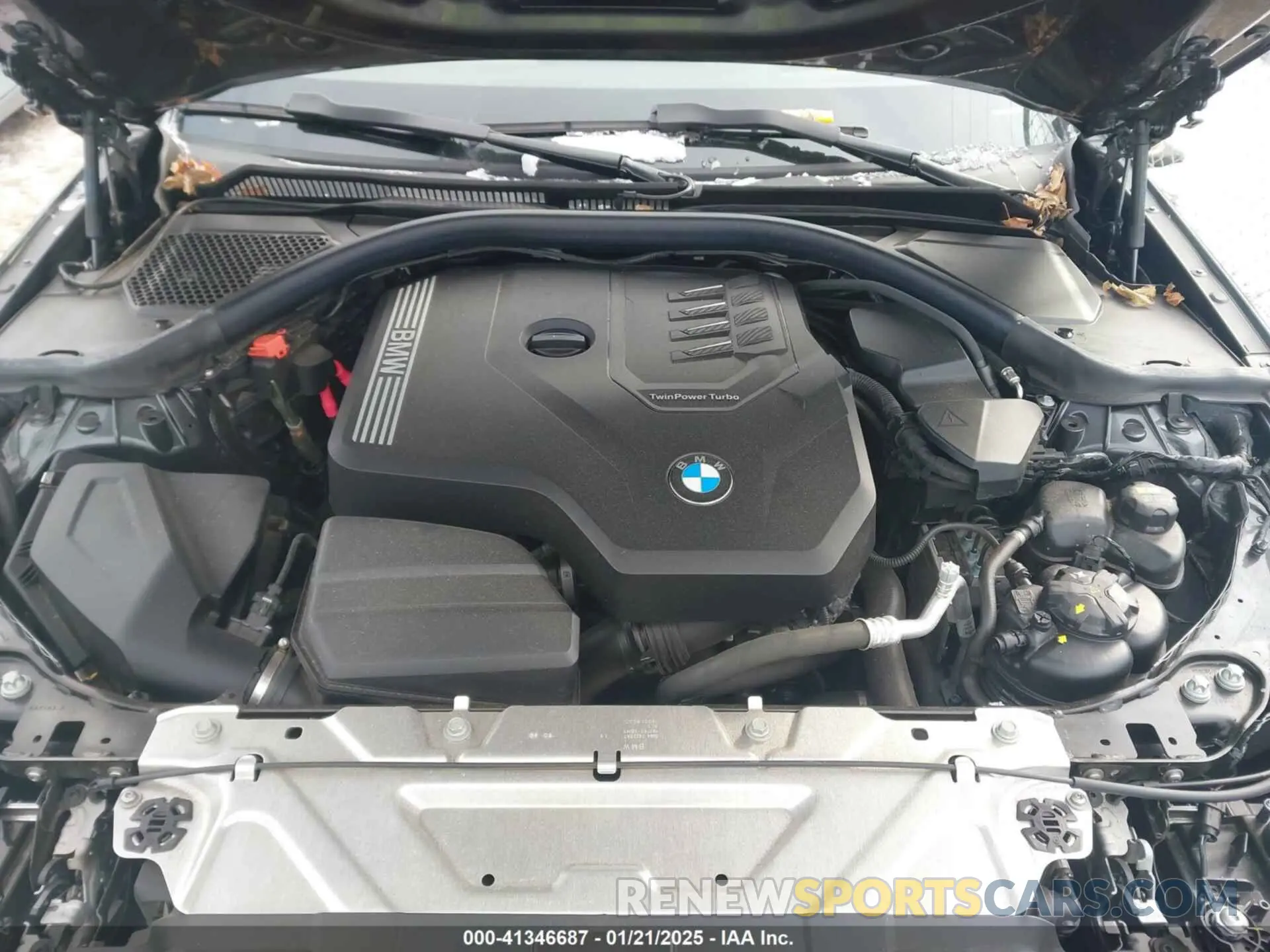 10 fotografías del automóvil dañado 3MW5R7J02M8B48002 BMW 330I 2021