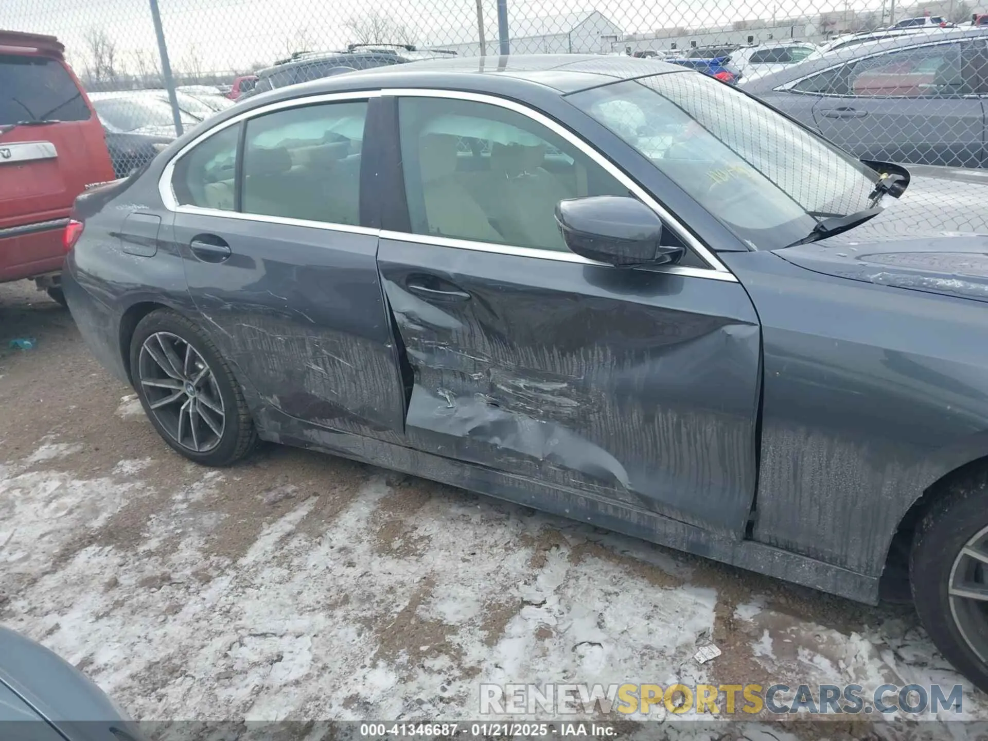 6 fotografías del automóvil dañado 3MW5R7J02M8B48002 BMW 330I 2021