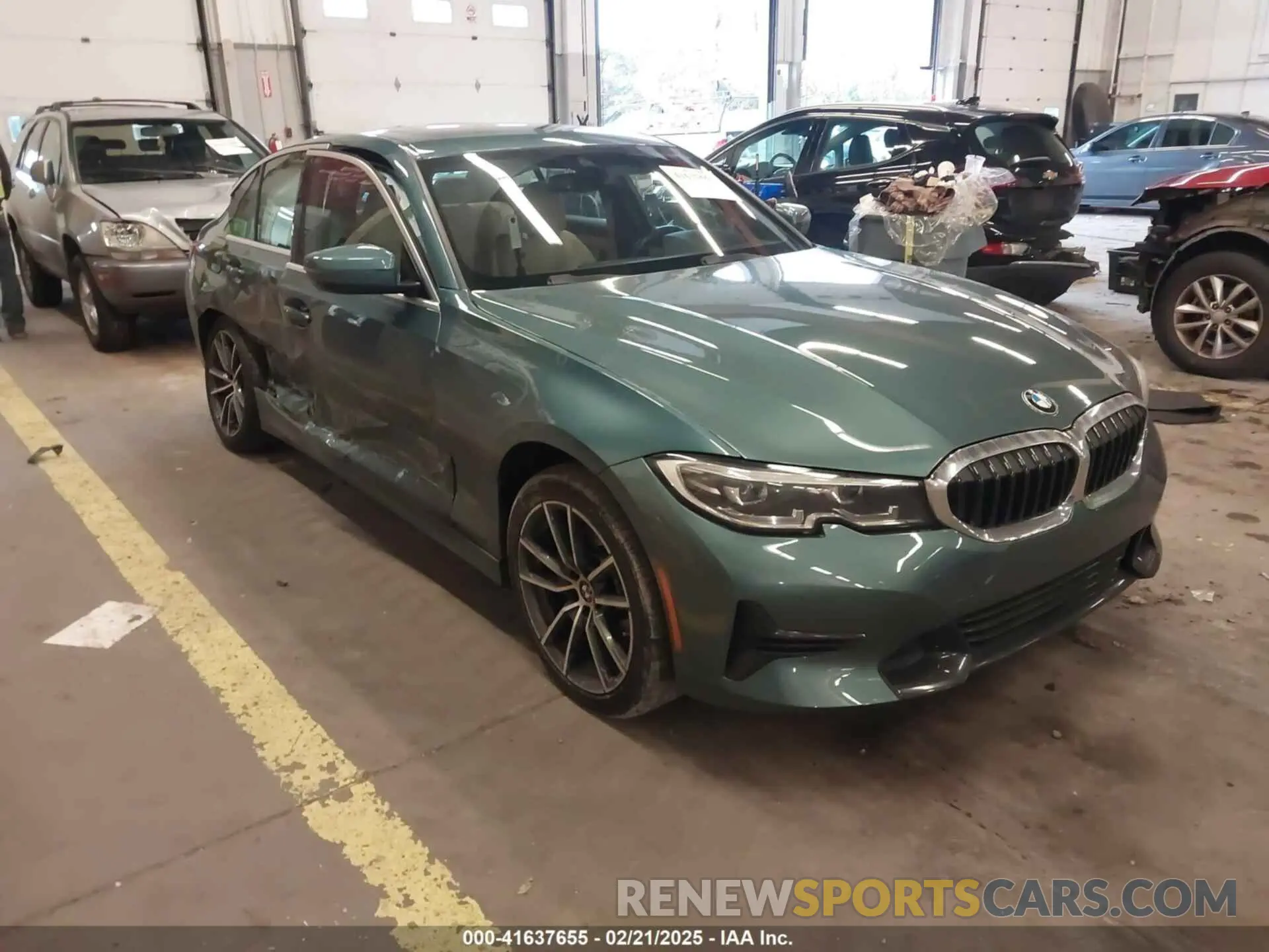 1 fotografías del automóvil dañado 3MW5R7J02M8B48226 BMW 330I 2021