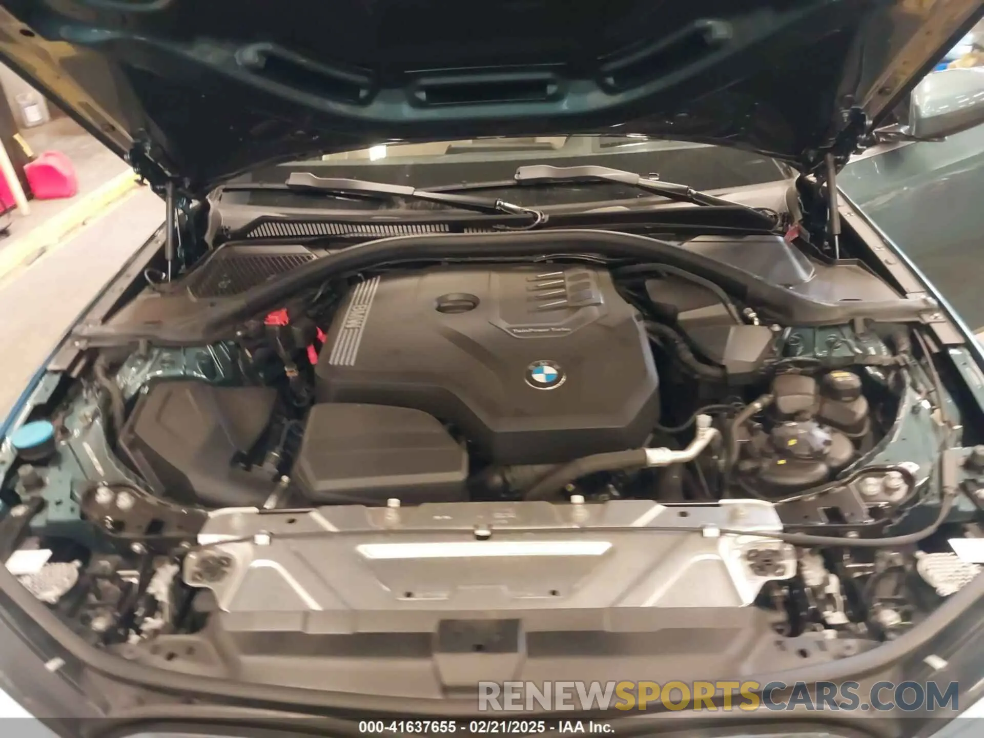 10 fotografías del automóvil dañado 3MW5R7J02M8B48226 BMW 330I 2021