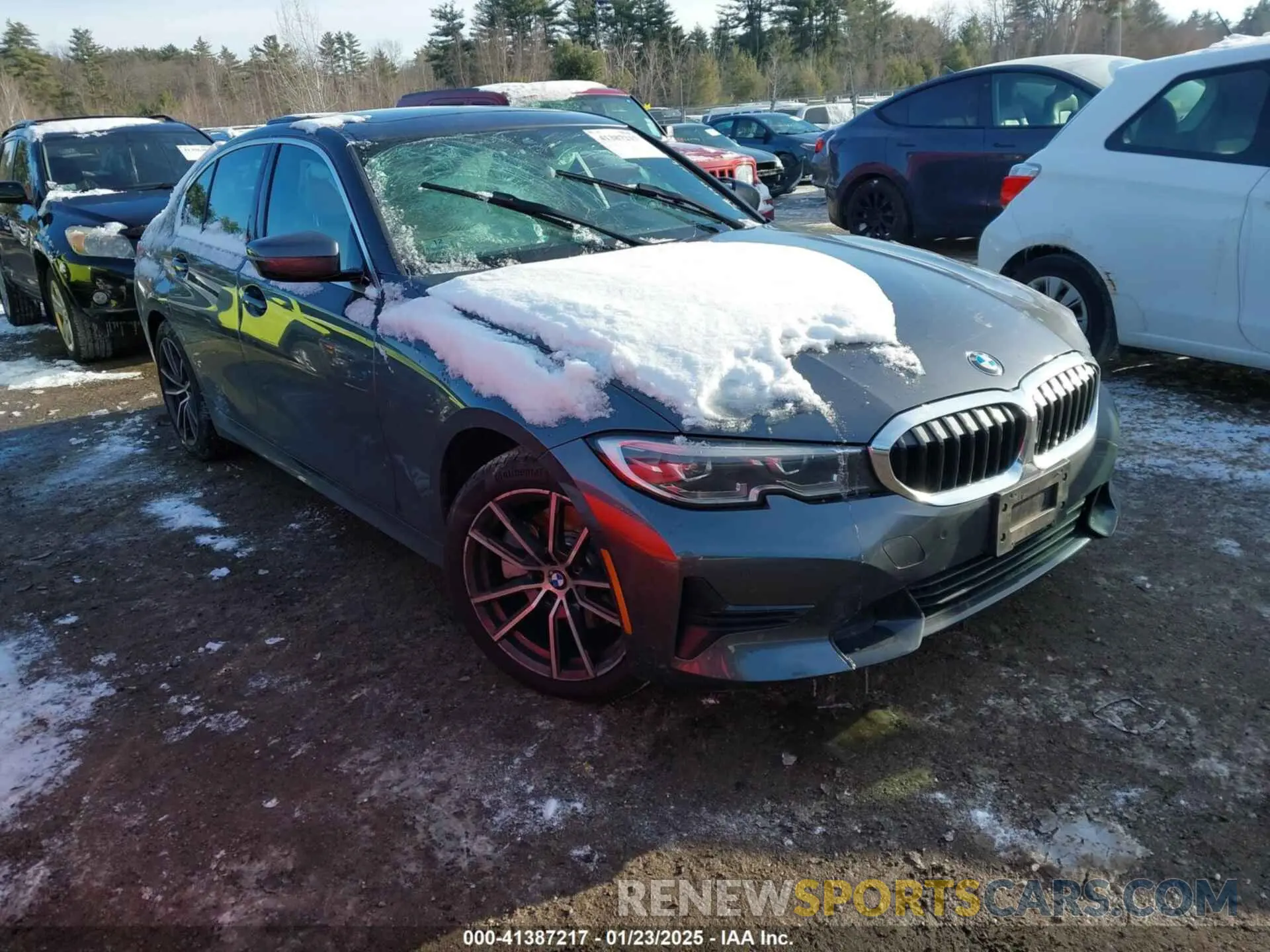 1 fotografías del automóvil dañado 3MW5R7J02M8C21224 BMW 330I 2021