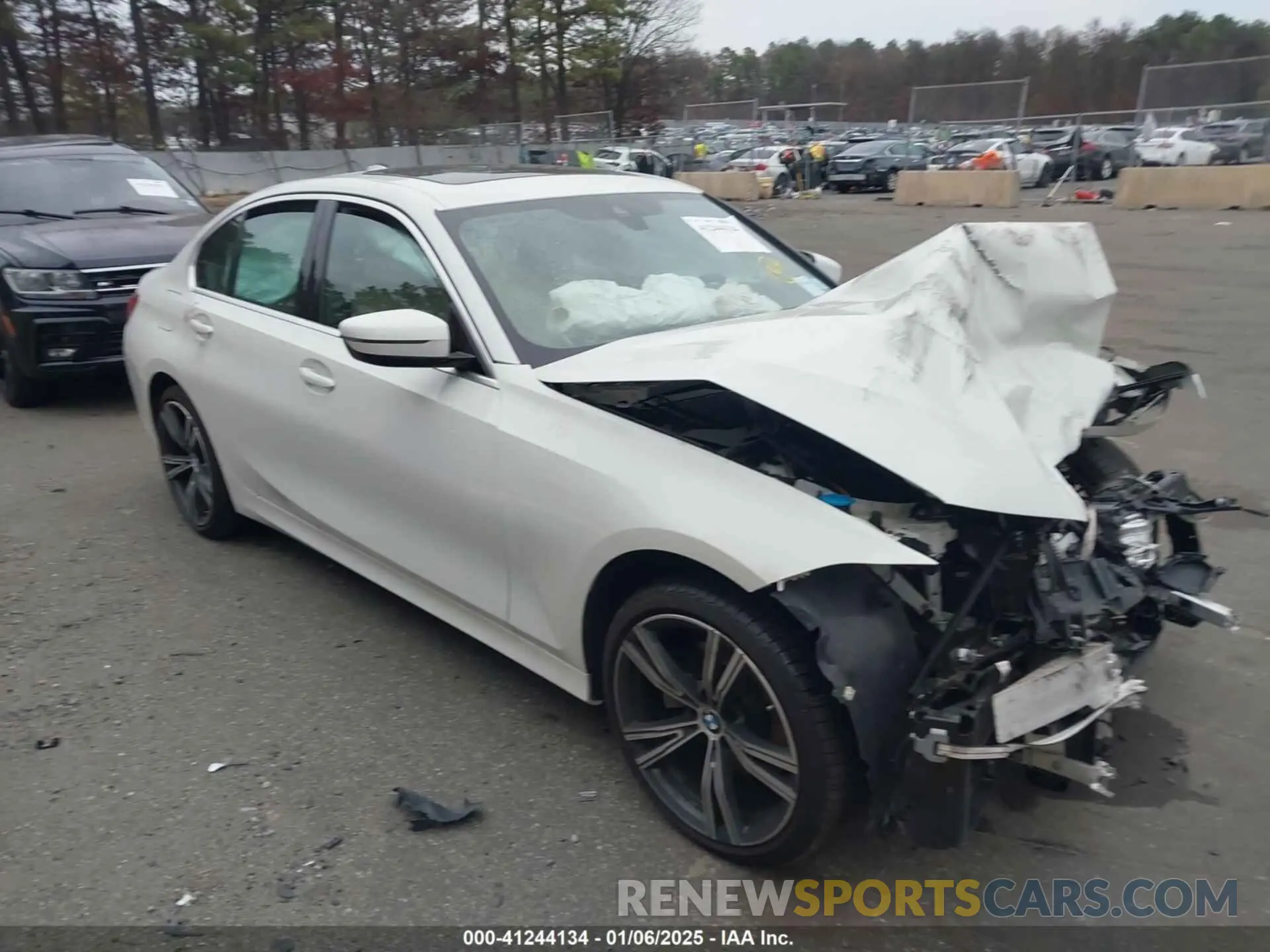 1 fotografías del automóvil dañado 3MW5R7J03M8B65004 BMW 330I 2021