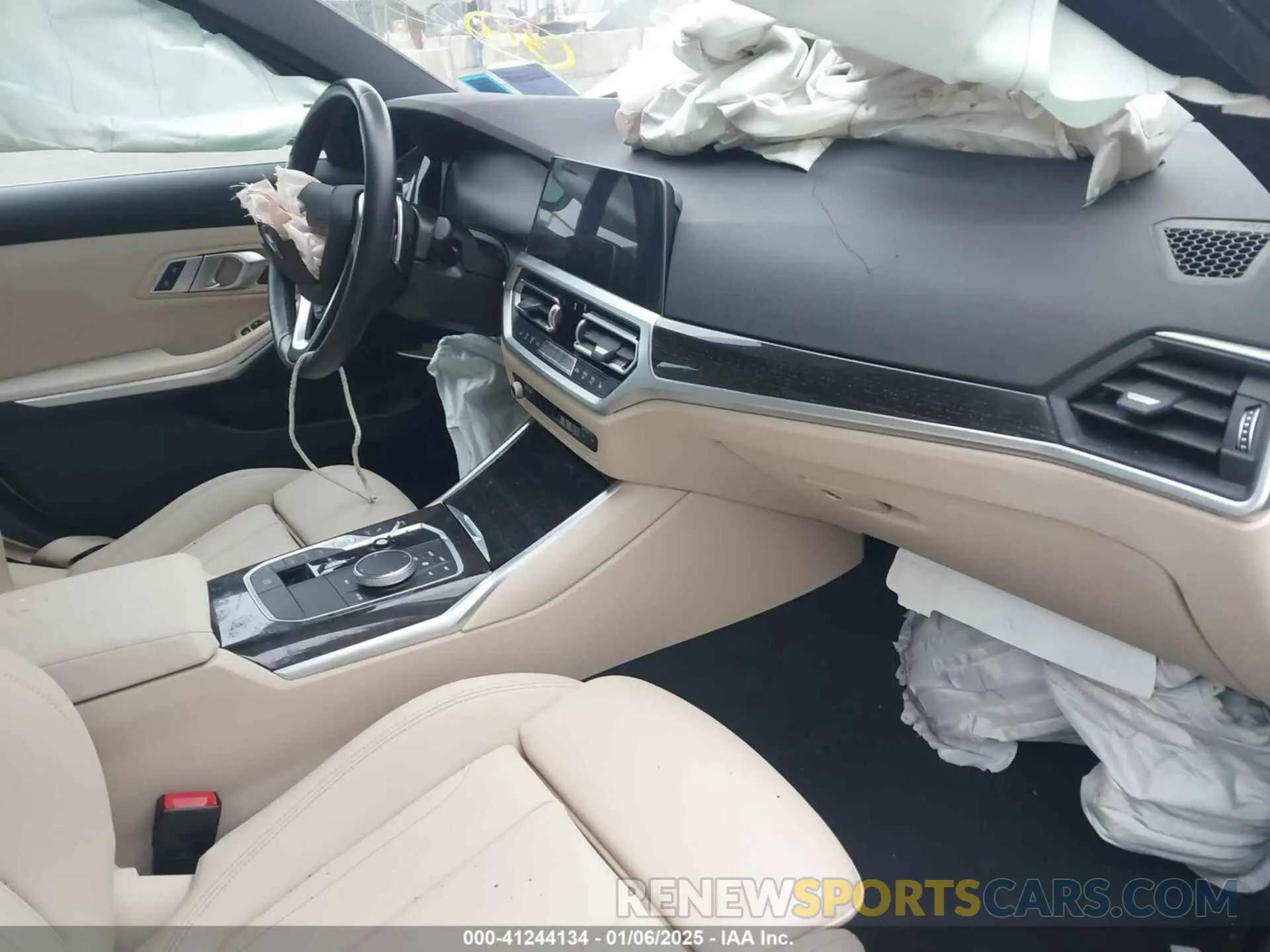 5 fotografías del automóvil dañado 3MW5R7J03M8B65004 BMW 330I 2021