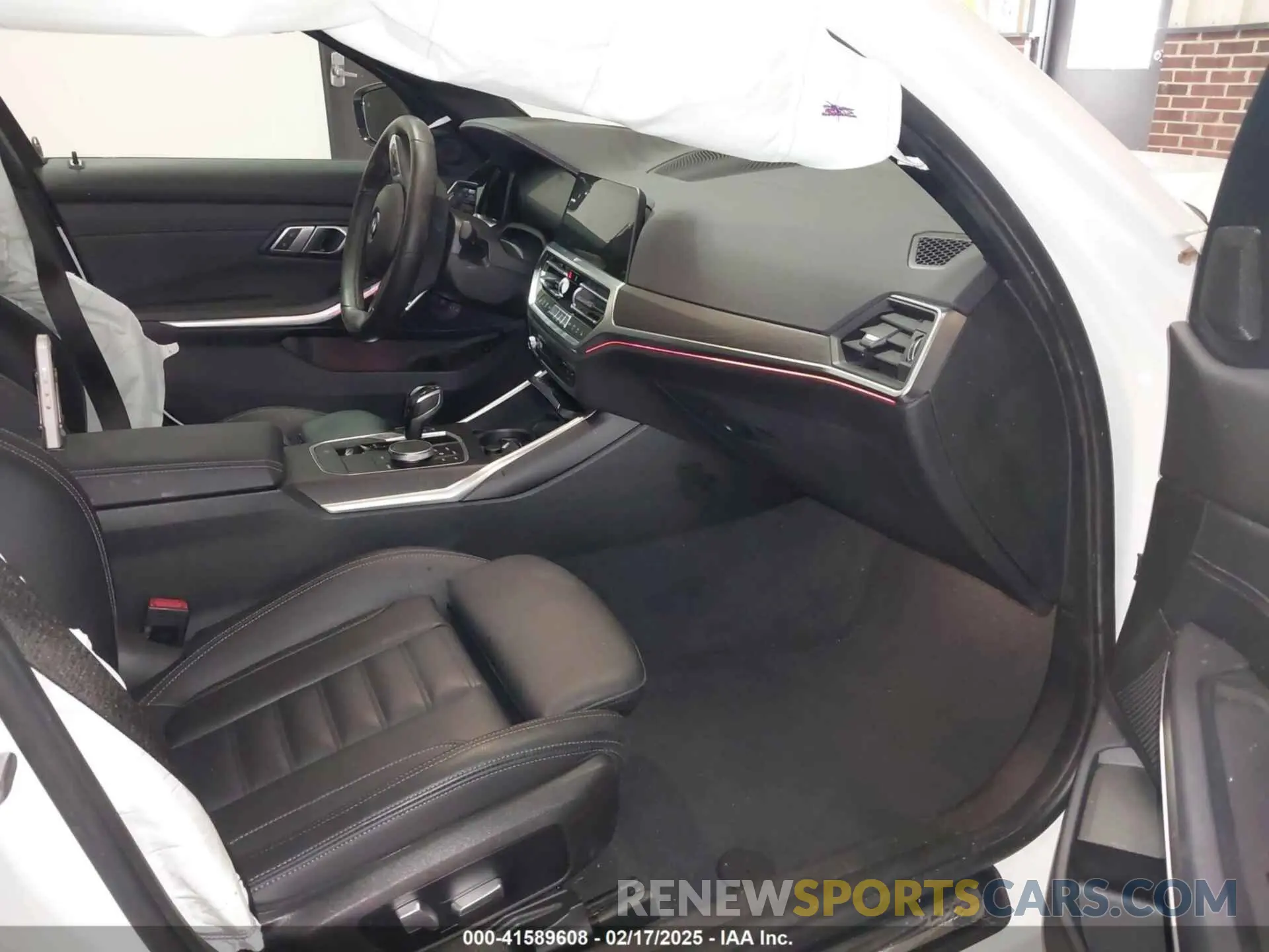 5 fotografías del automóvil dañado 3MW5R7J03M8C00737 BMW 330I 2021