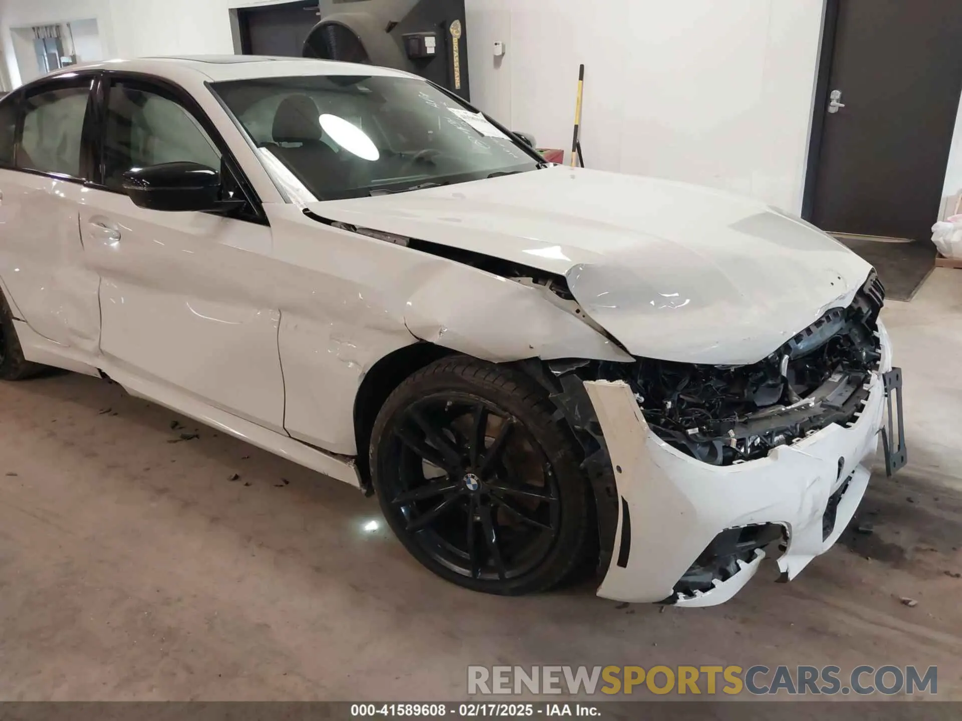 6 fotografías del automóvil dañado 3MW5R7J03M8C00737 BMW 330I 2021