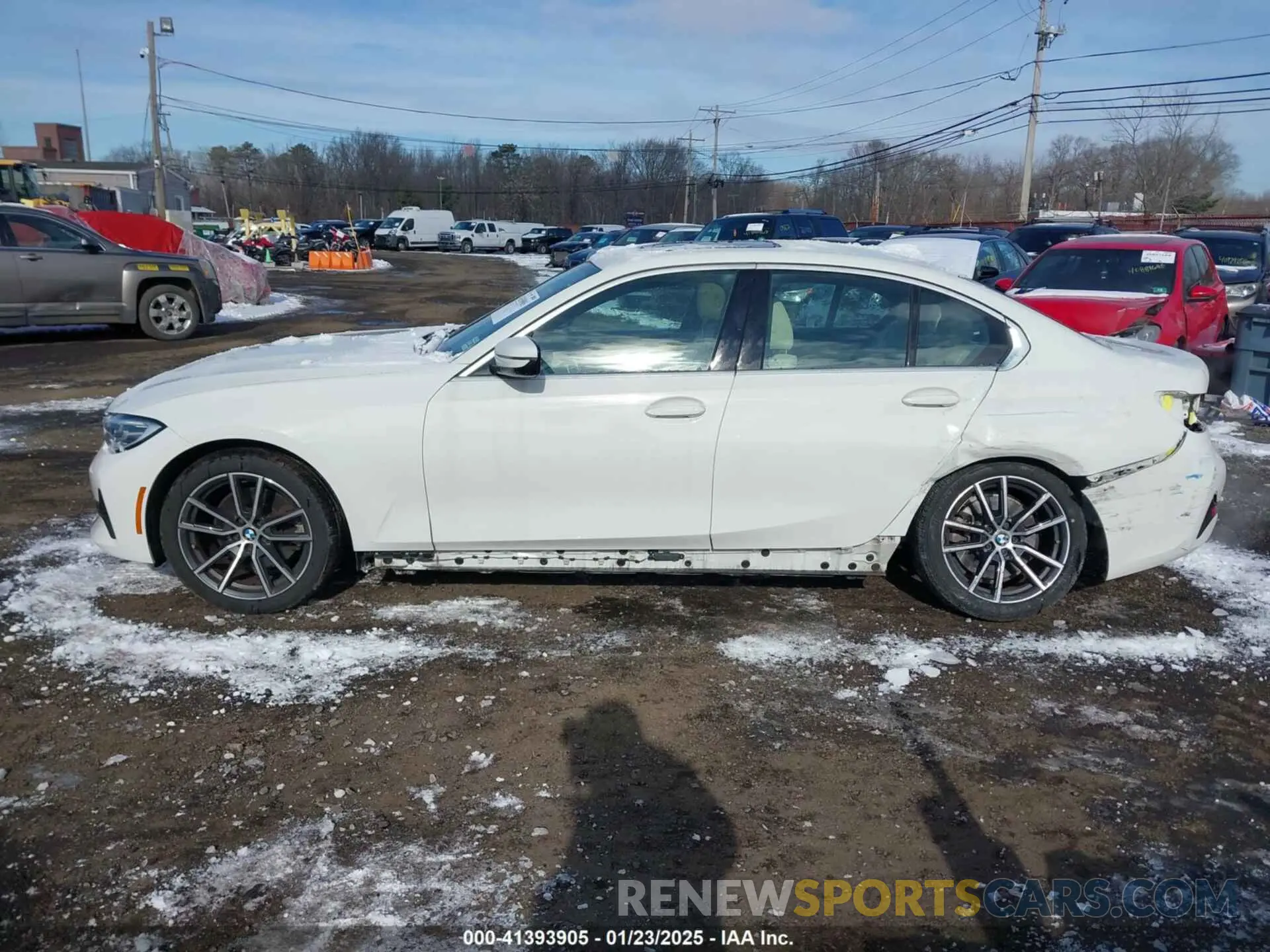 14 fotografías del automóvil dañado 3MW5R7J04M8B63164 BMW 330I 2021