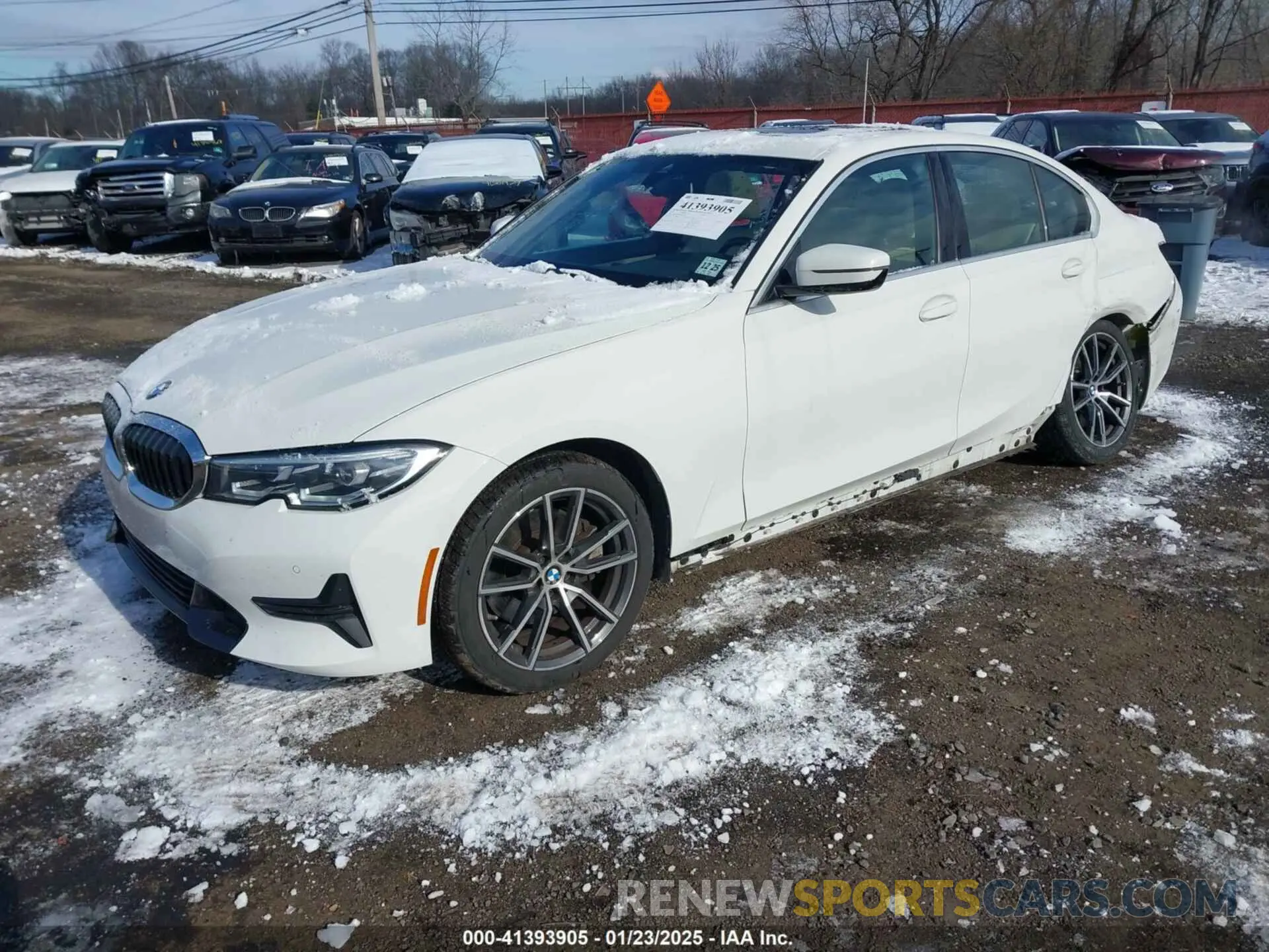 2 fotografías del automóvil dañado 3MW5R7J04M8B63164 BMW 330I 2021