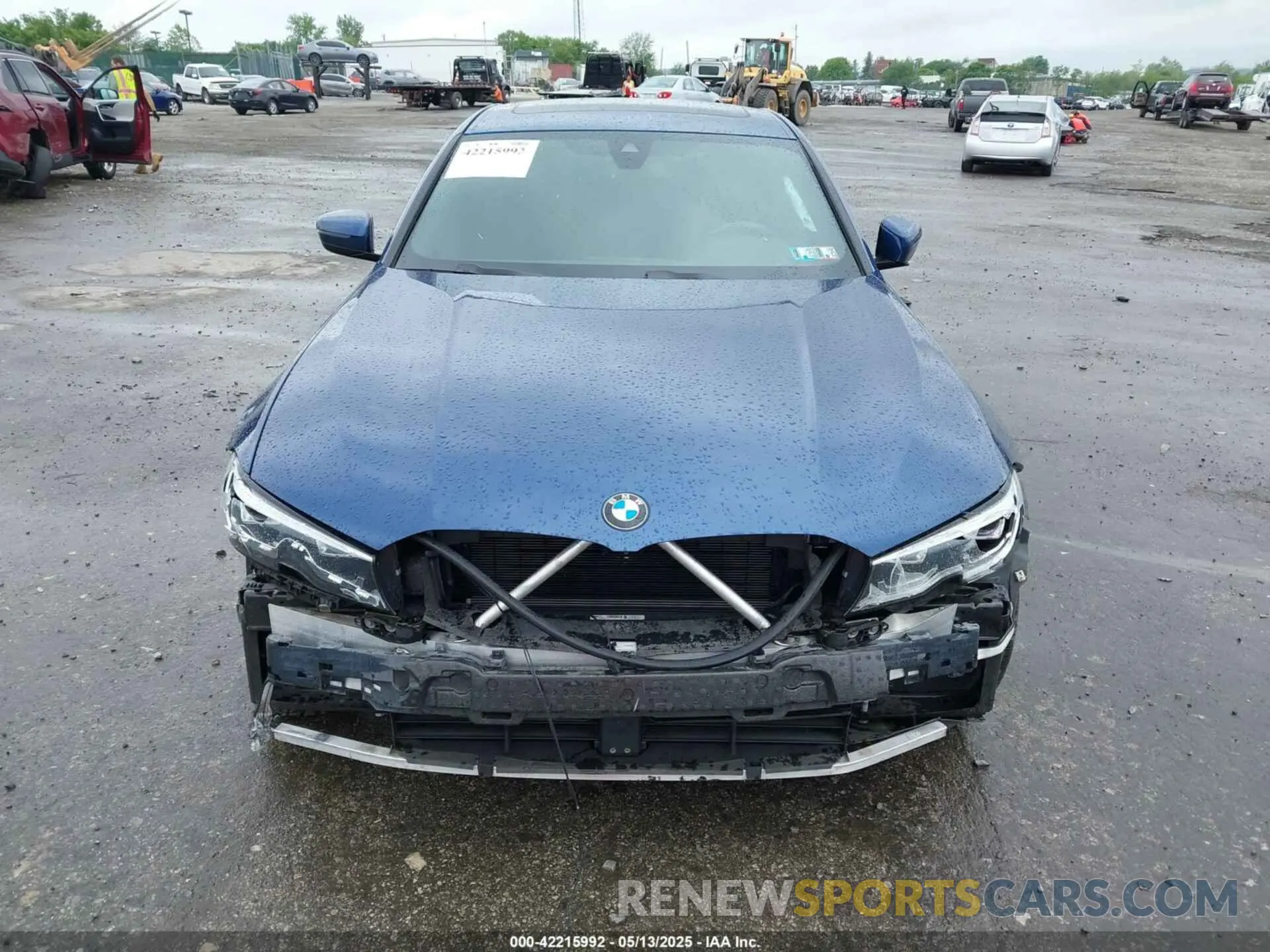 13 fotografías del automóvil dañado 3MW5R7J04M8B97542 BMW 330I 2021