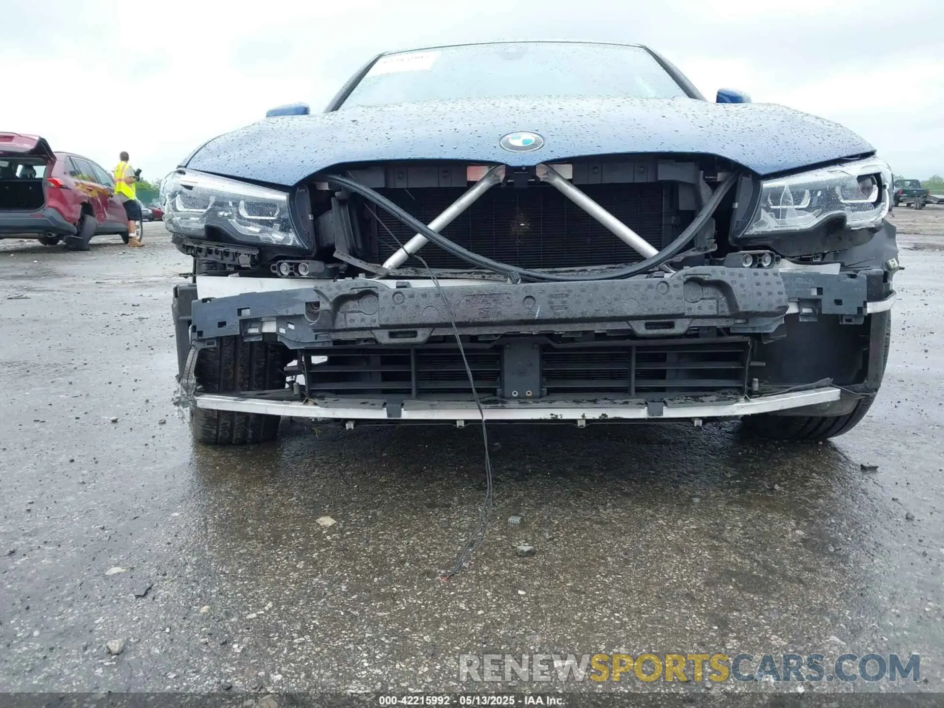 6 fotografías del automóvil dañado 3MW5R7J04M8B97542 BMW 330I 2021